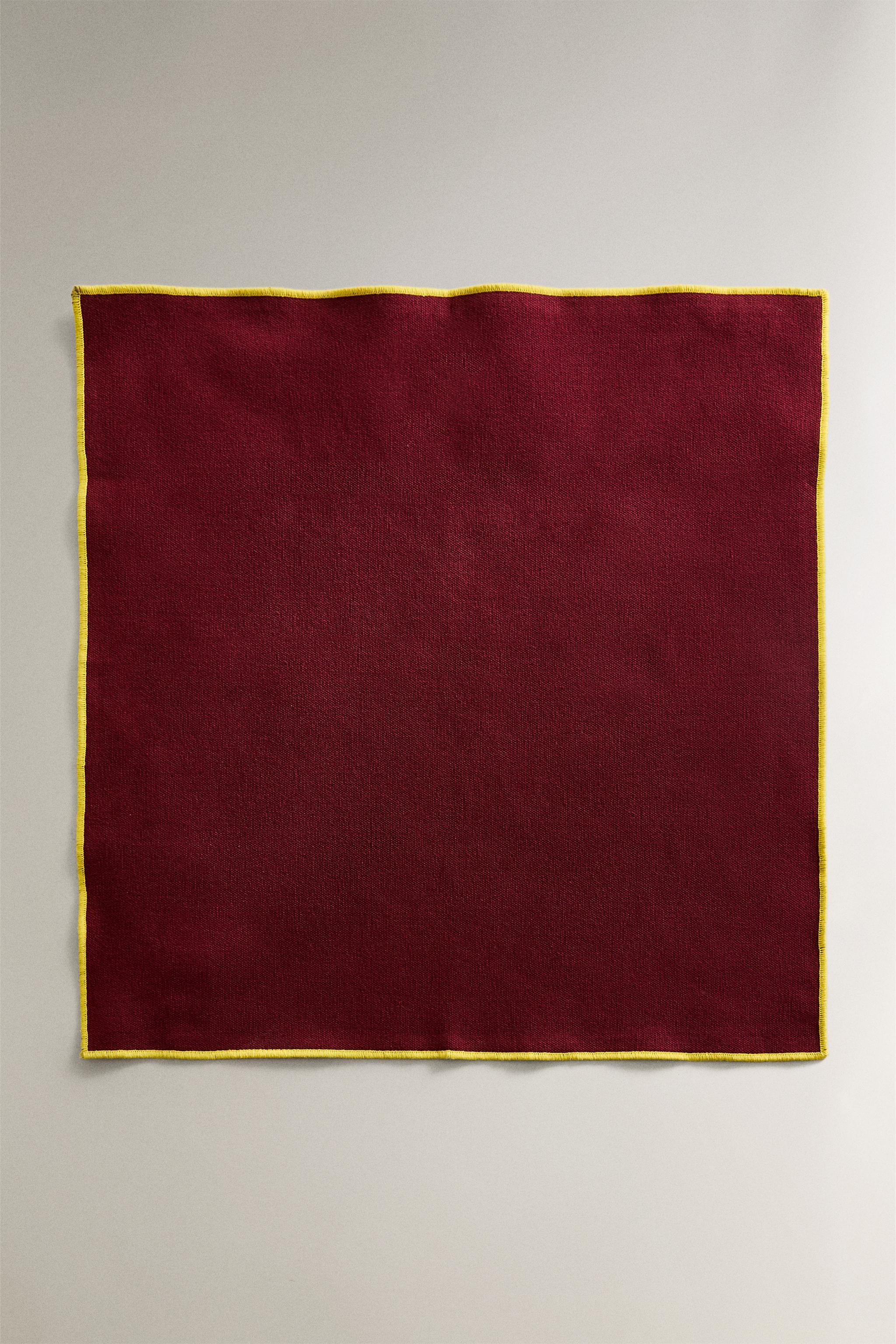 SET OF STITCHING COTTON NAPKINS (SET OF 4) X COLLAGERIE