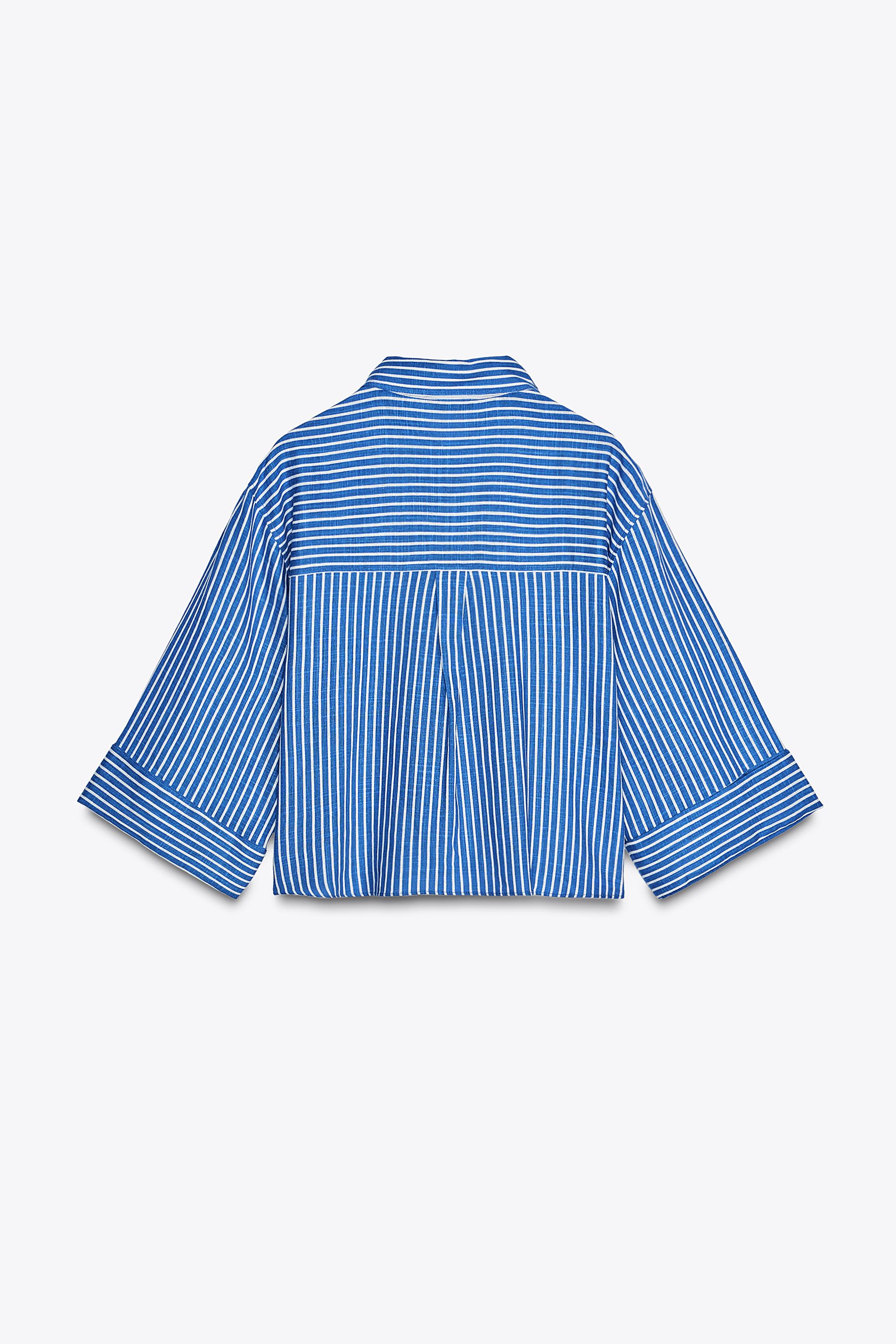 STRIPED LINEN SHIRT