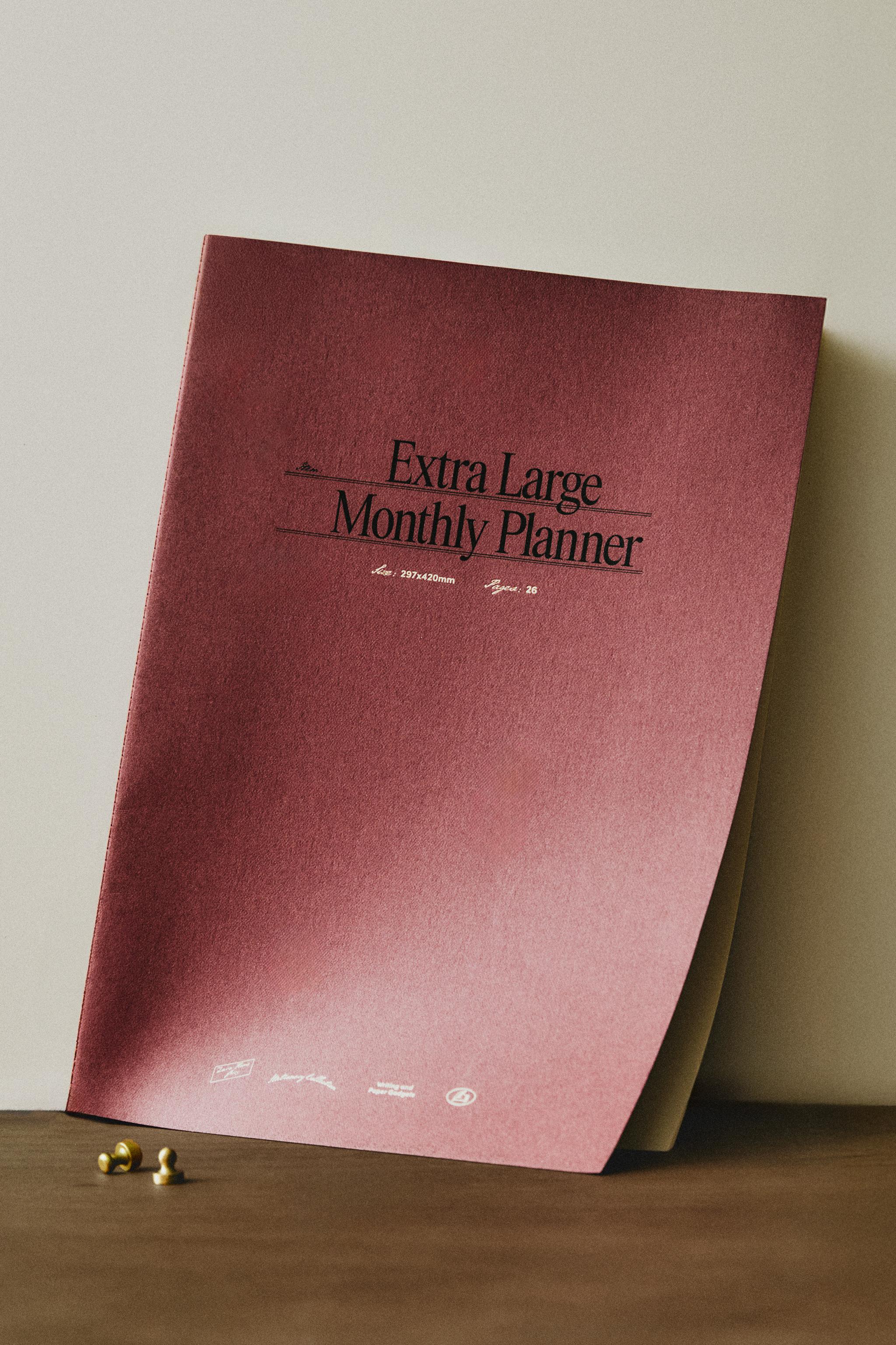 EXTRA LARGE MONTHLY PLANNER