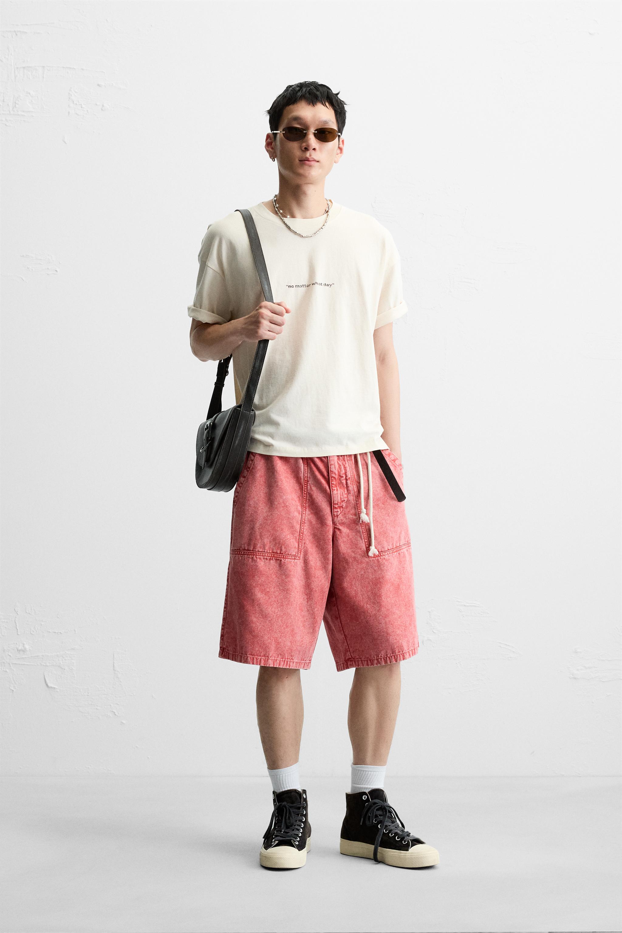 WASHED PRINT T-SHIRT