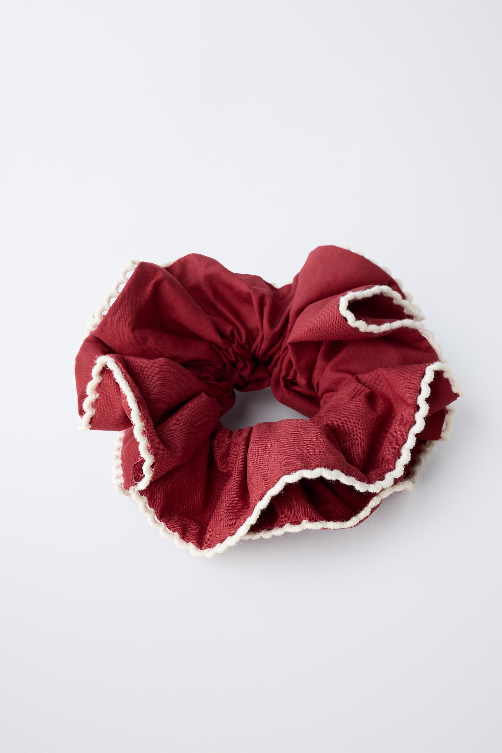 CONTRAST TRIM HAIR TIE