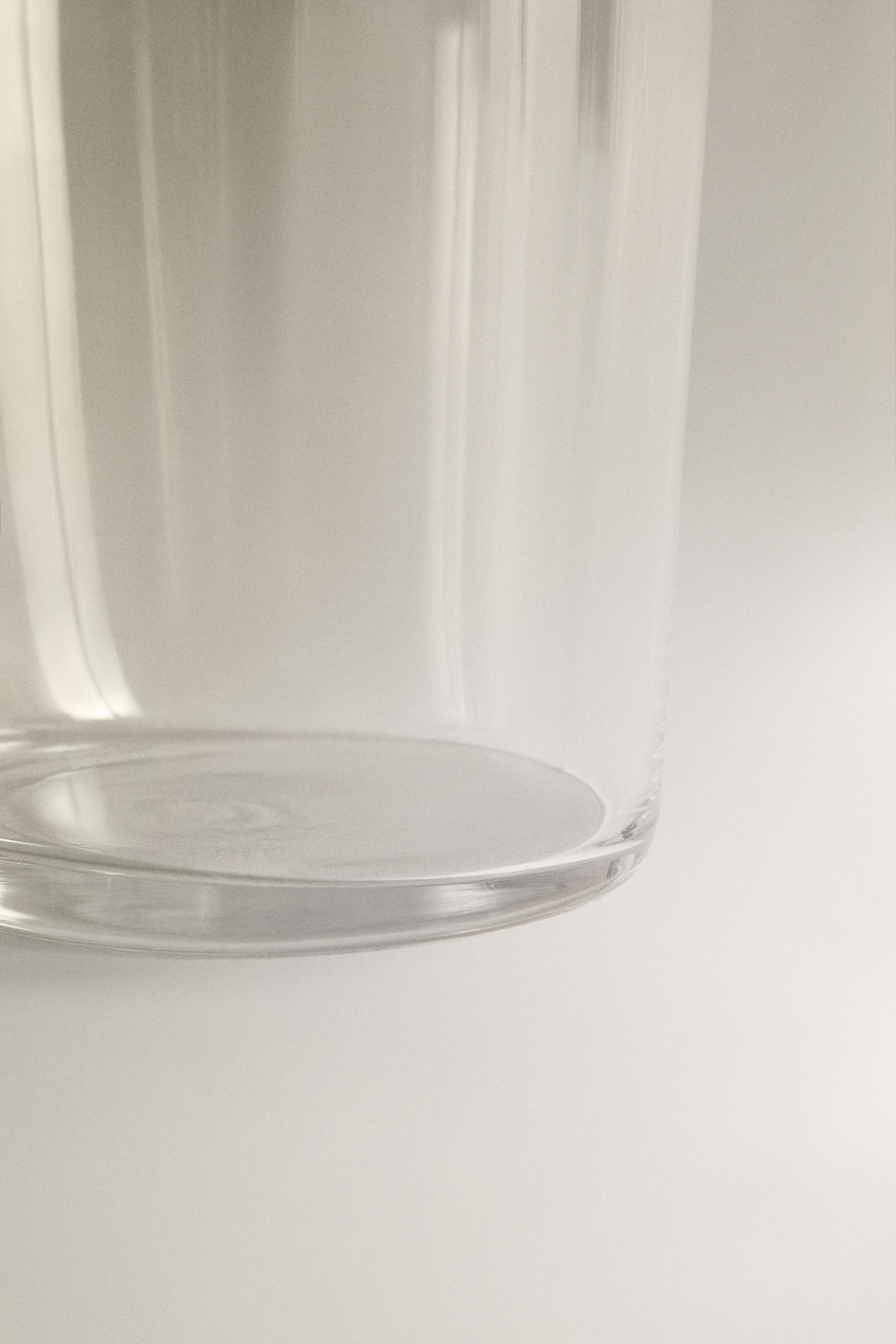 SET OF TALL GLASS TUMBLERS (SET OF 4)