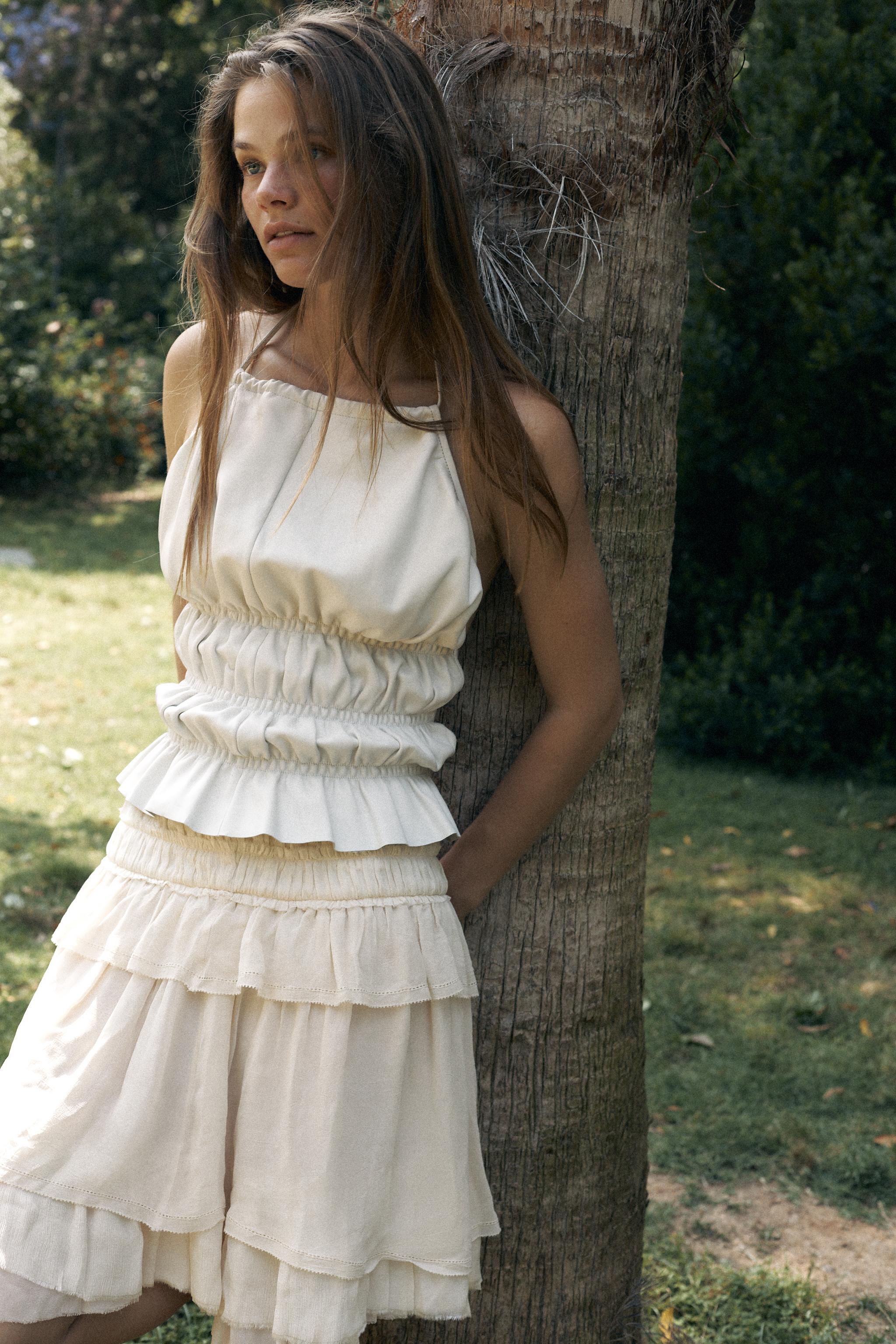 LIMITED EDITION GEORGETTE RUFFLE SKIRT