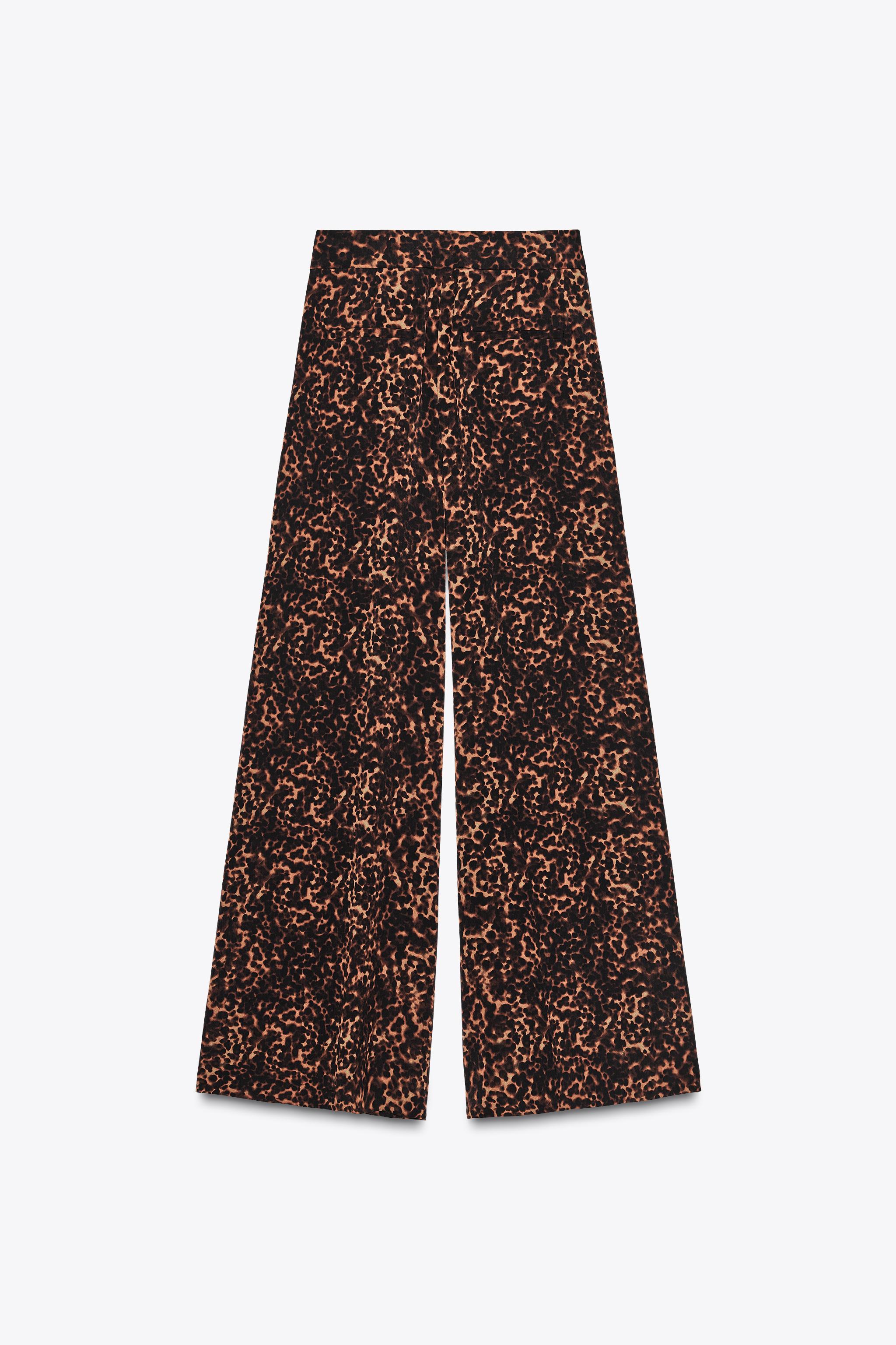 ANIMAL PRINT PALAZZO PANTS