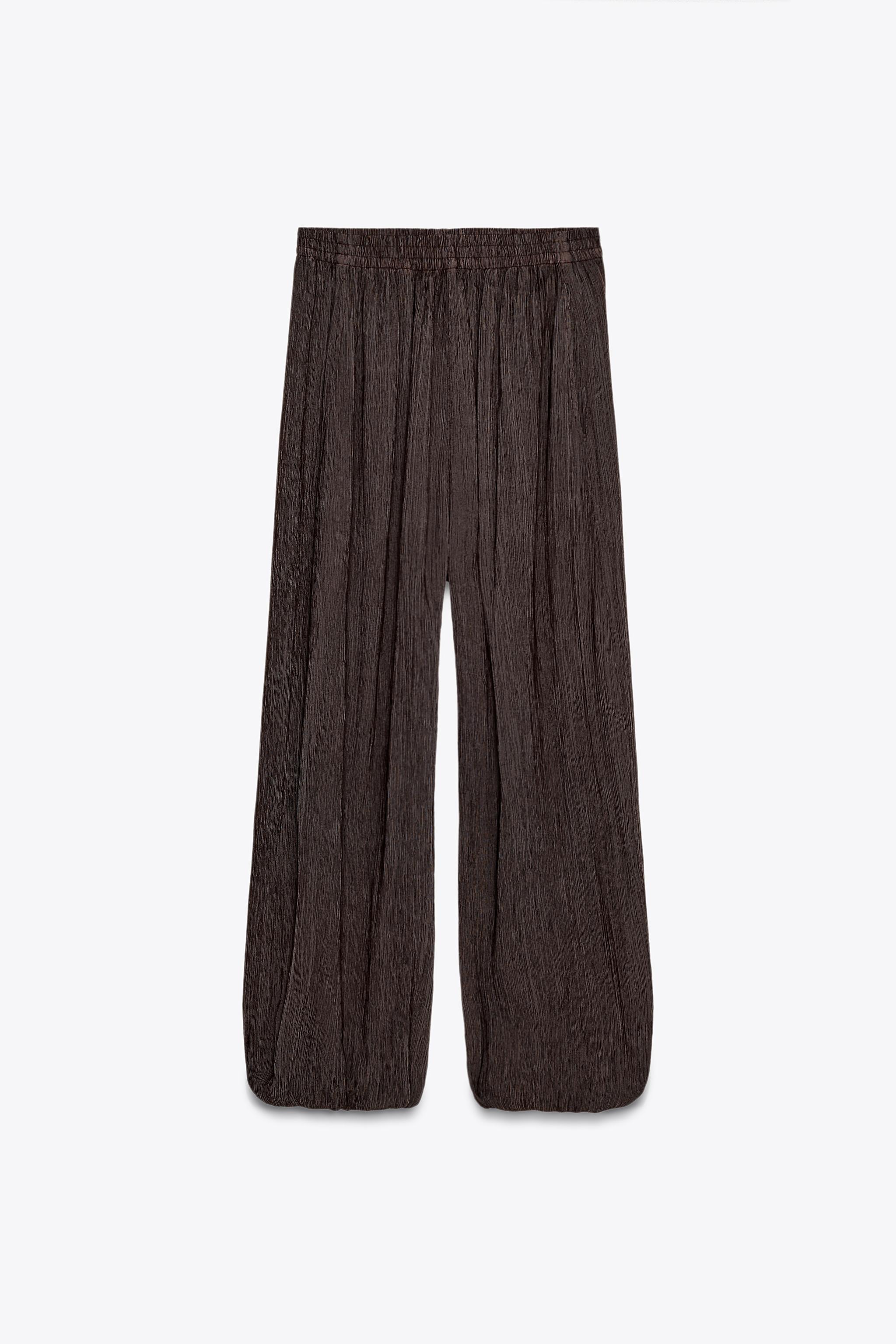 TEXTURED BALLOON PANTS