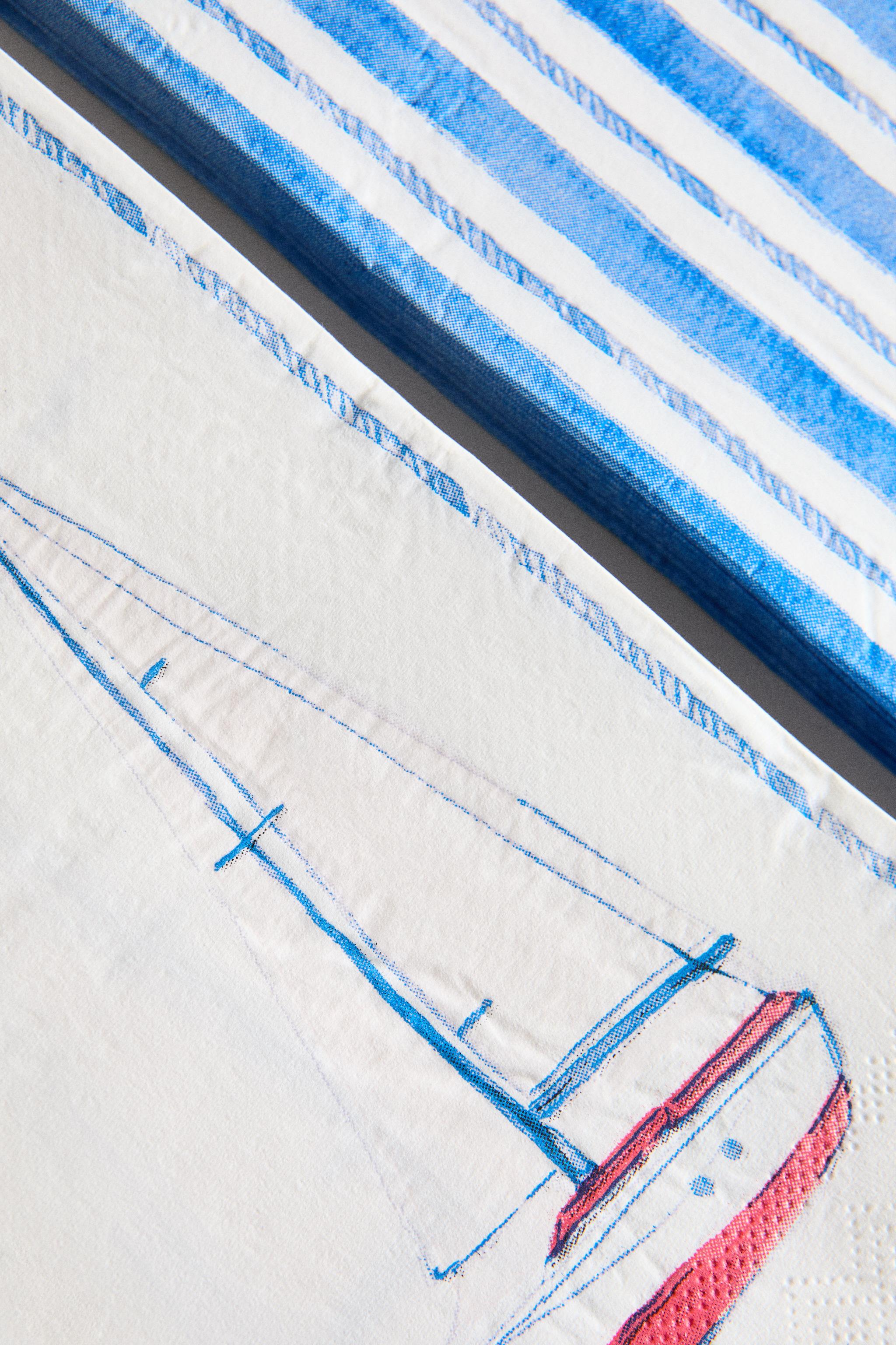 SET OF BOAT PAPER NAPKINS (SET OF 30)