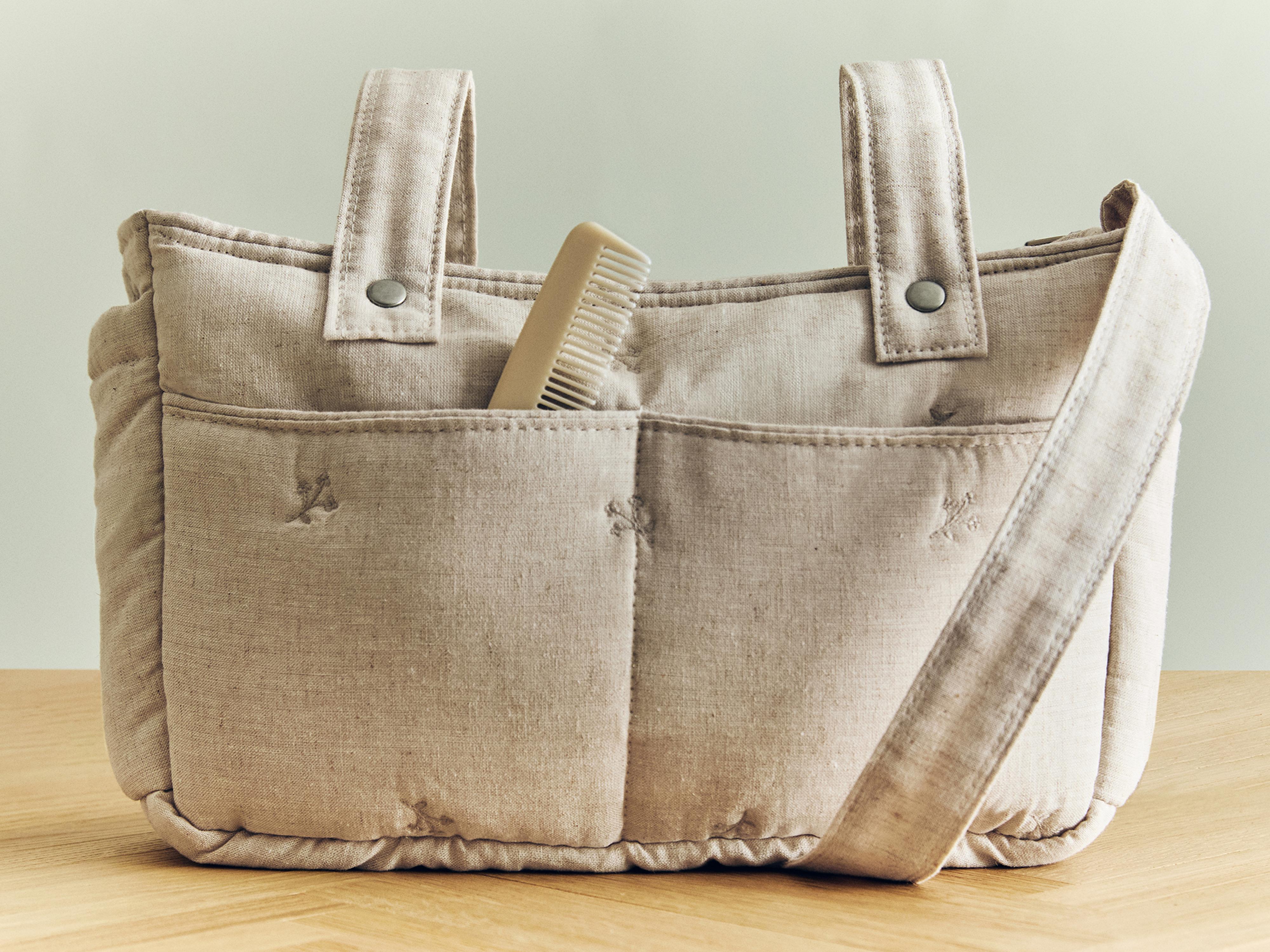 EMBROIDERED DIAPER BAG