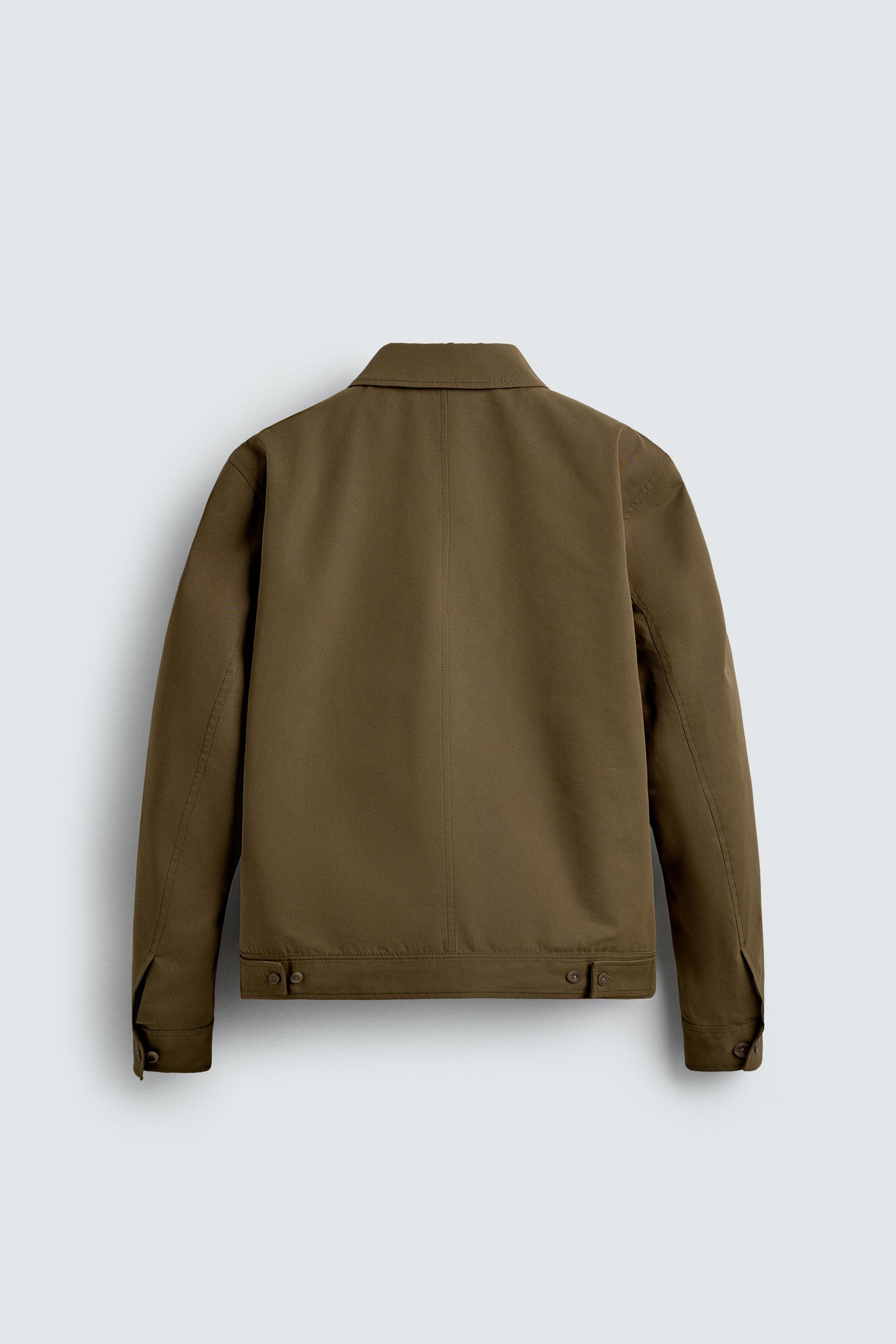 COTTON BLEND TECHNICAL JACKET
