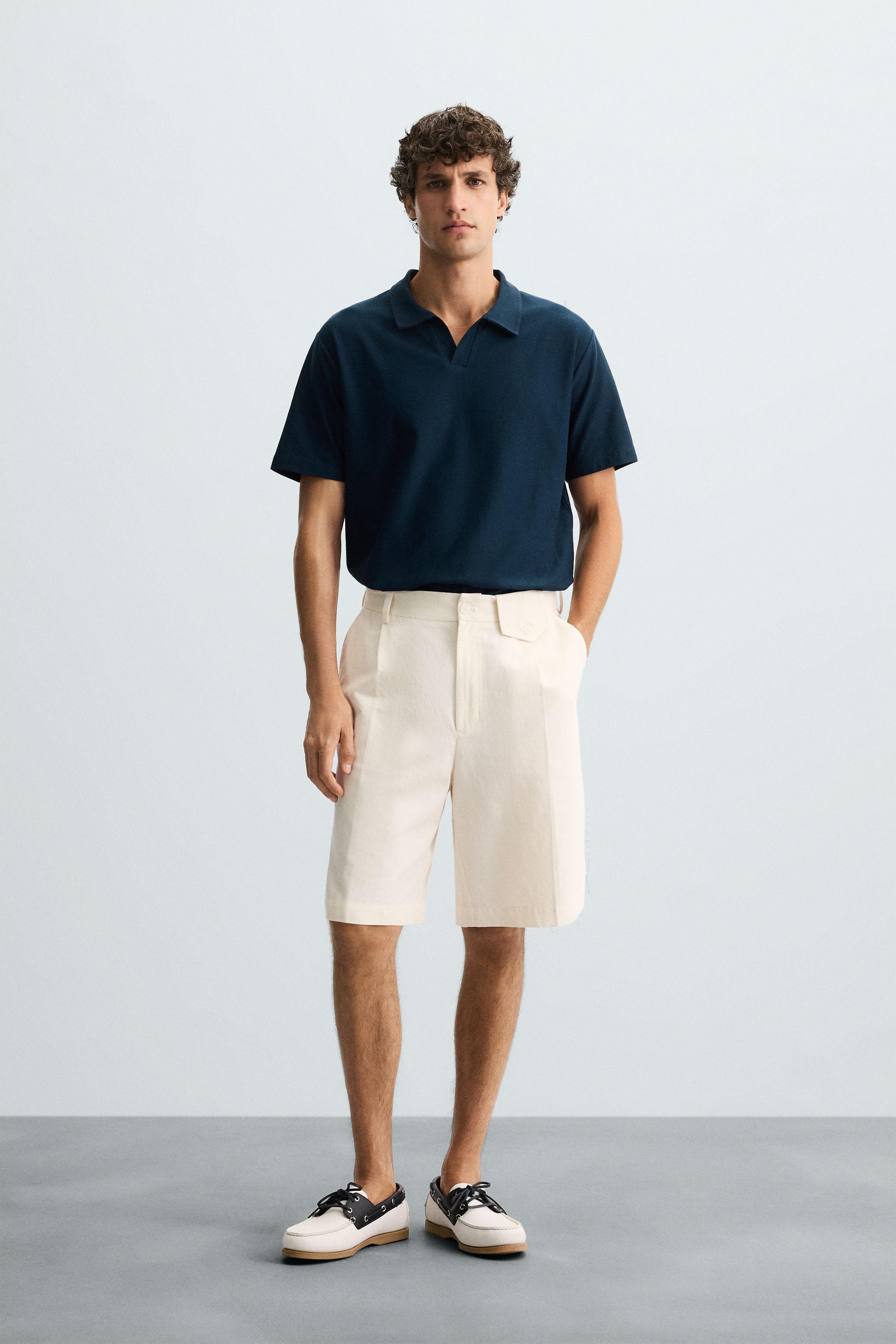 TEXTURED POLO SHIRT