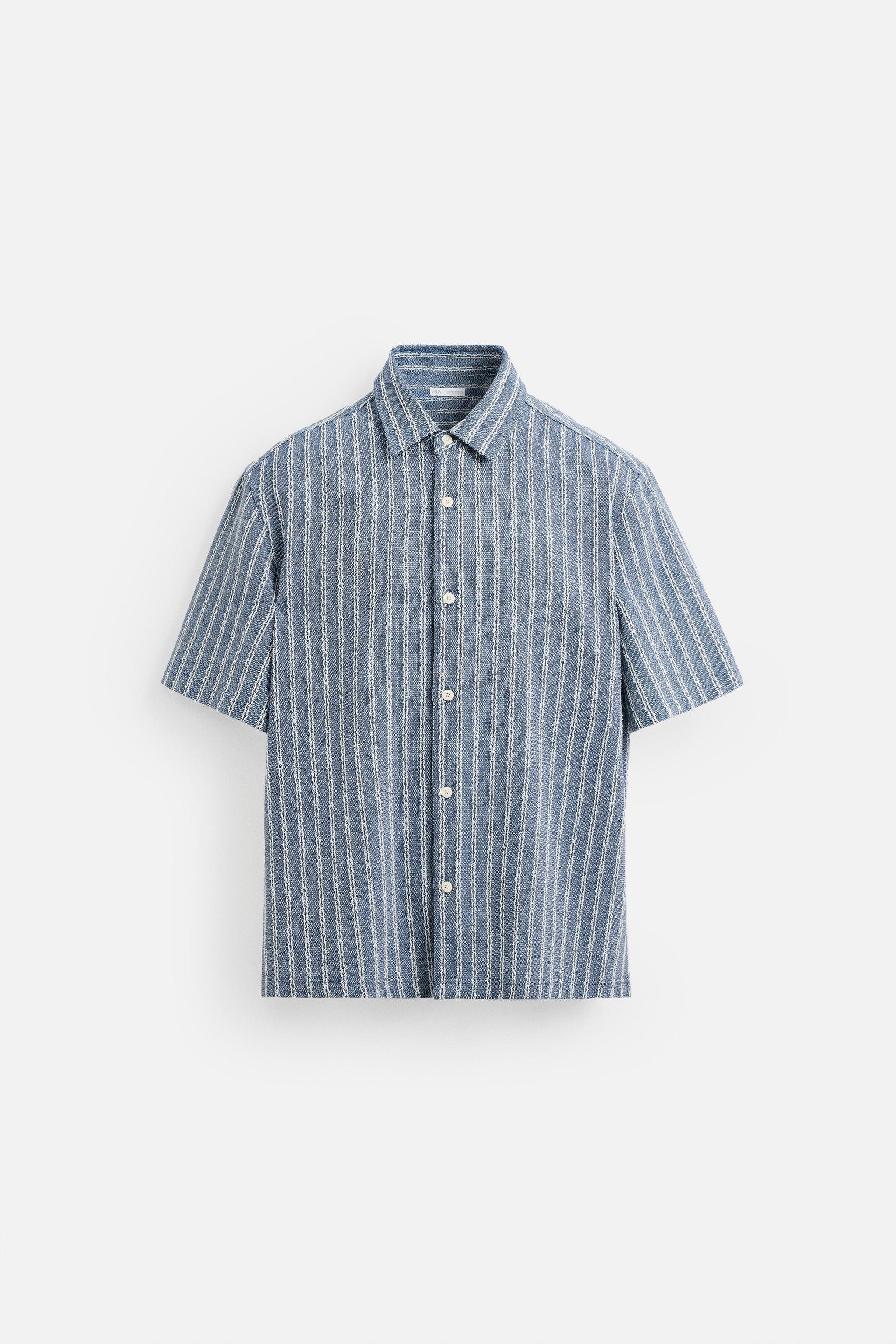 STRIPED JACQUARD SHIRT