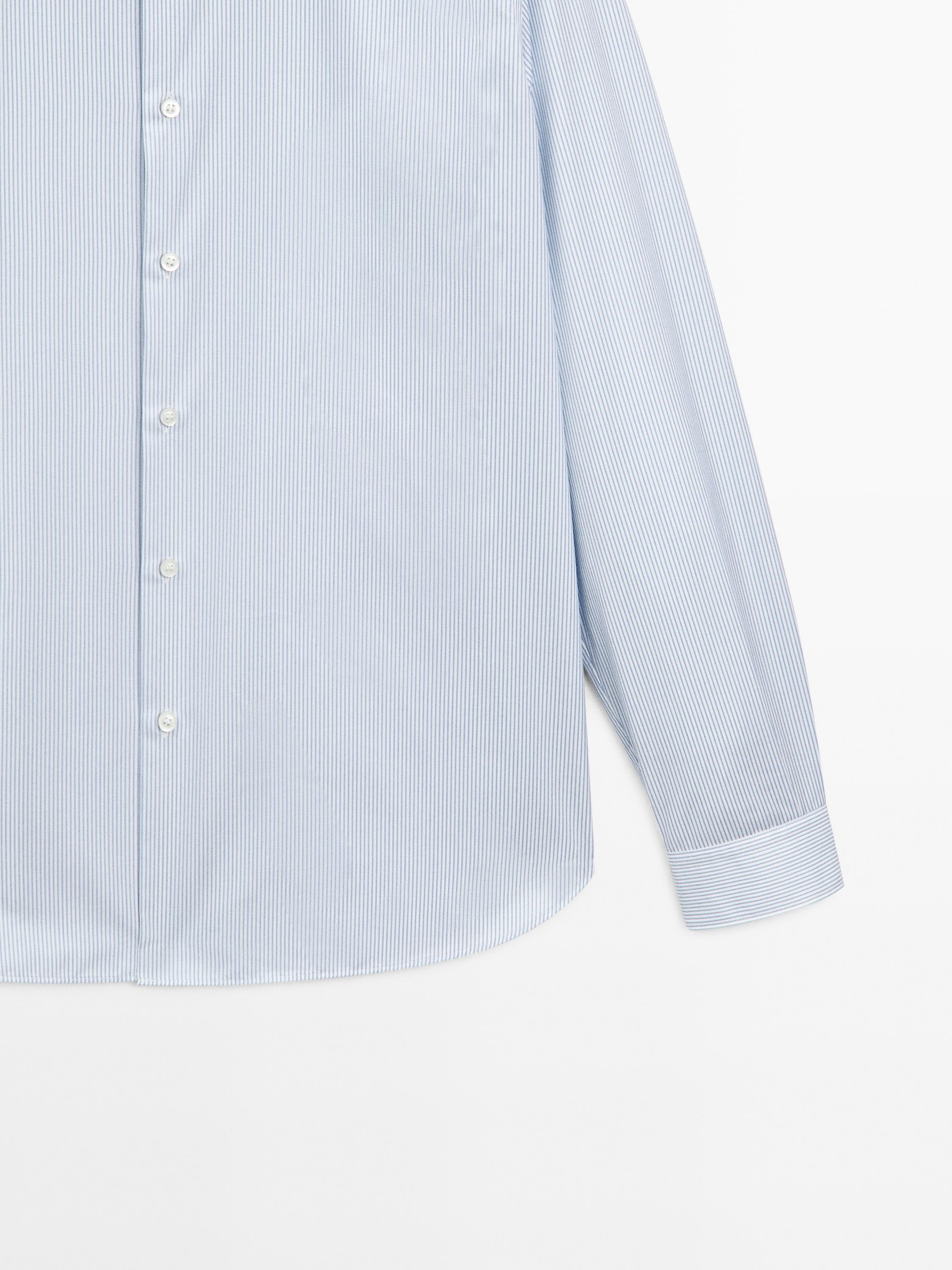 Slim fit striped shirt