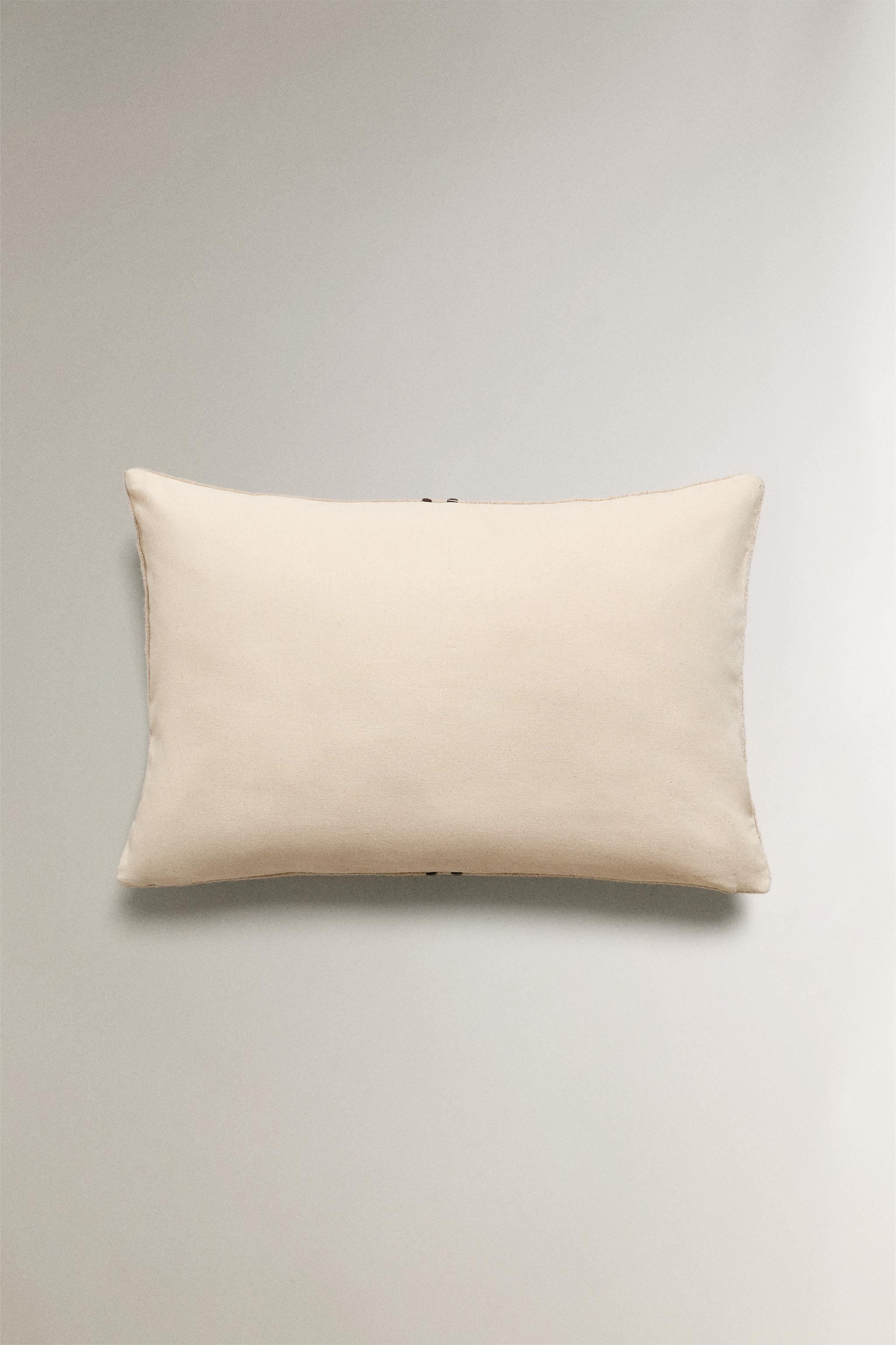LINED THROW PILLOW COVER