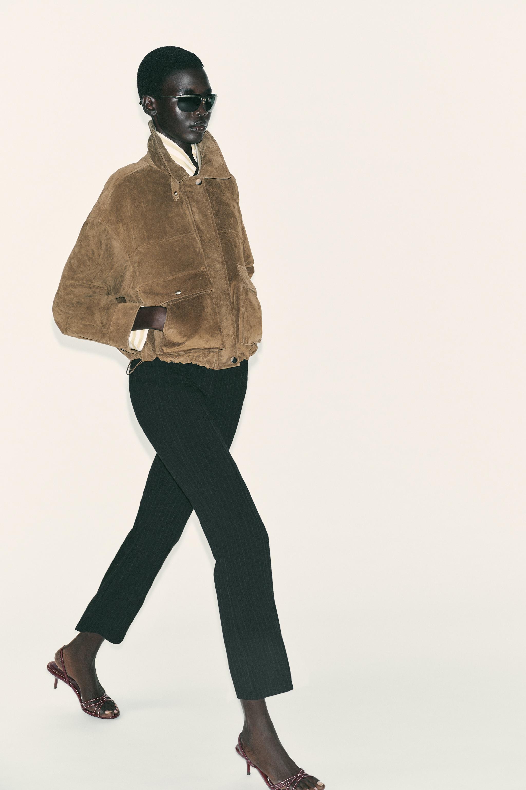 STRIPED MINI FLARE LEGGINGS