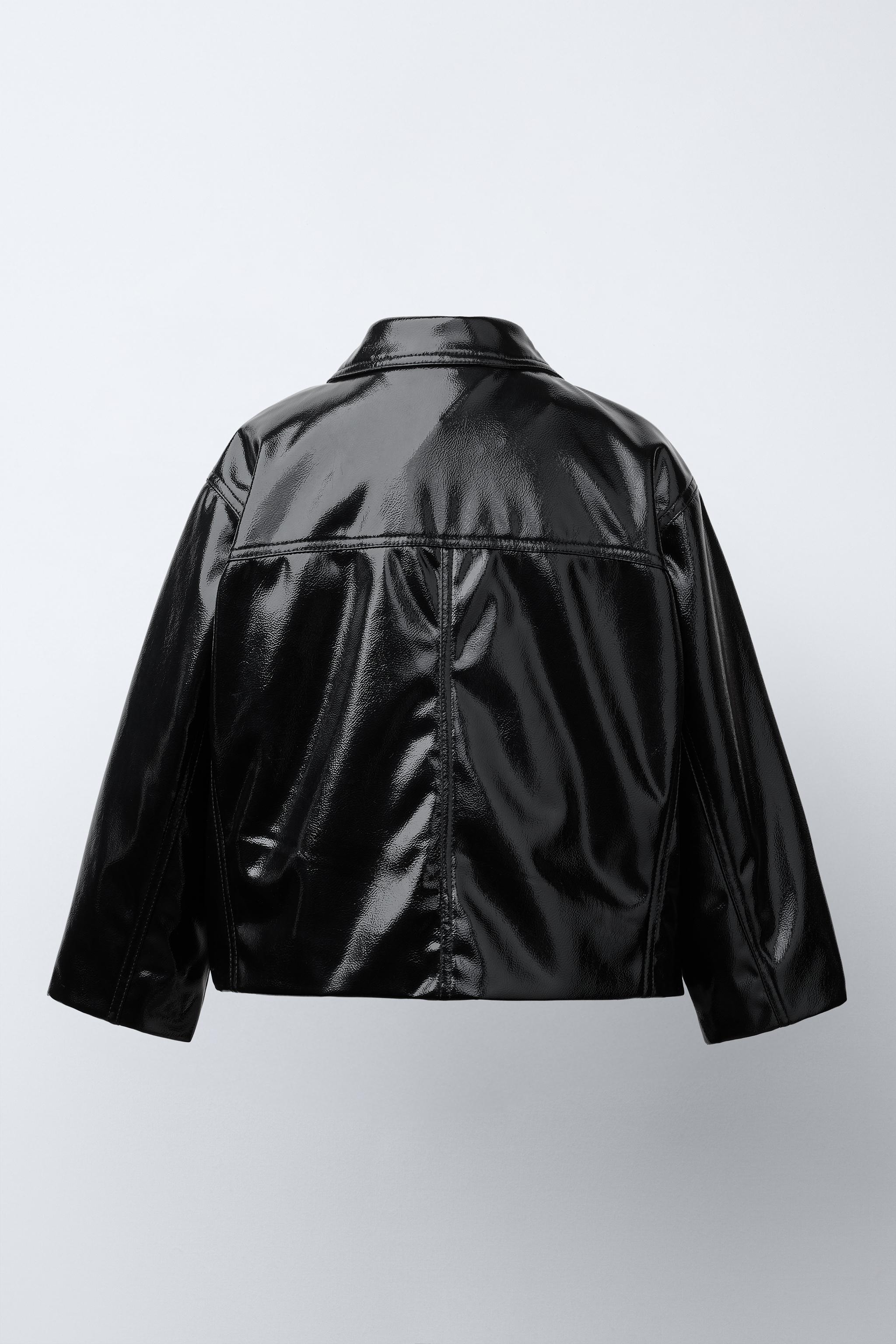 FAUX LEATHER JACKET