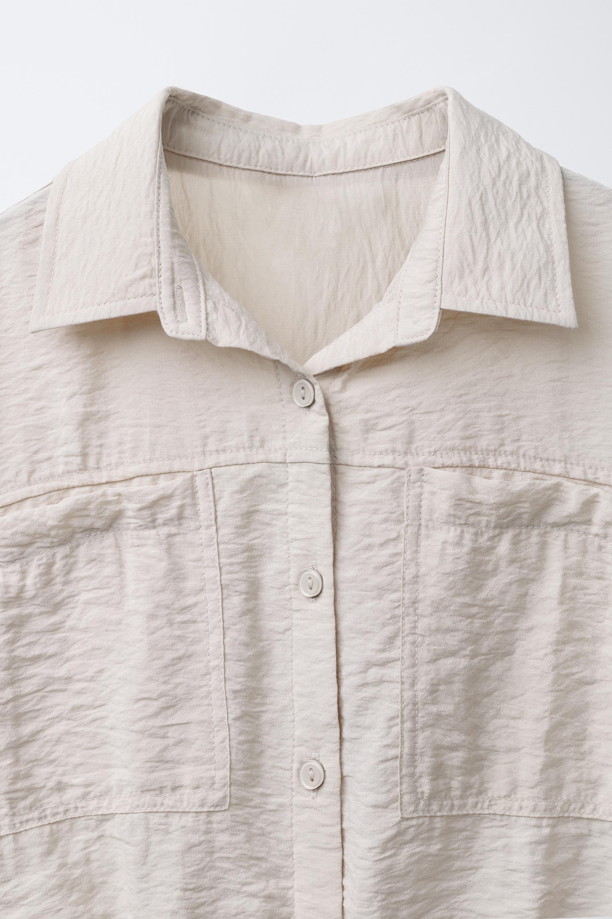 FLOWY SHIRT WITH ELASTIC