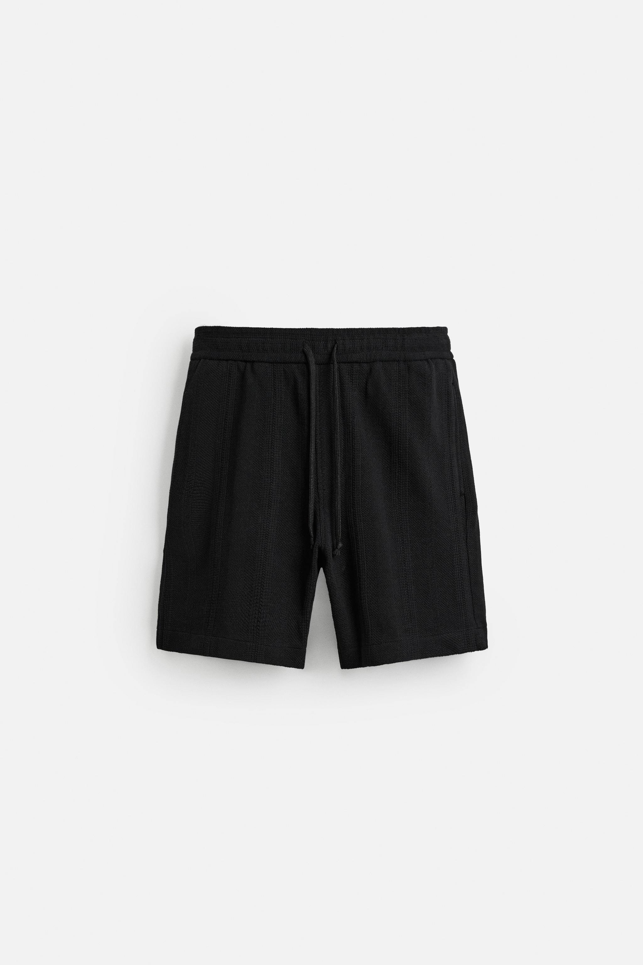 JACQUARD TEXTURED SHORTS