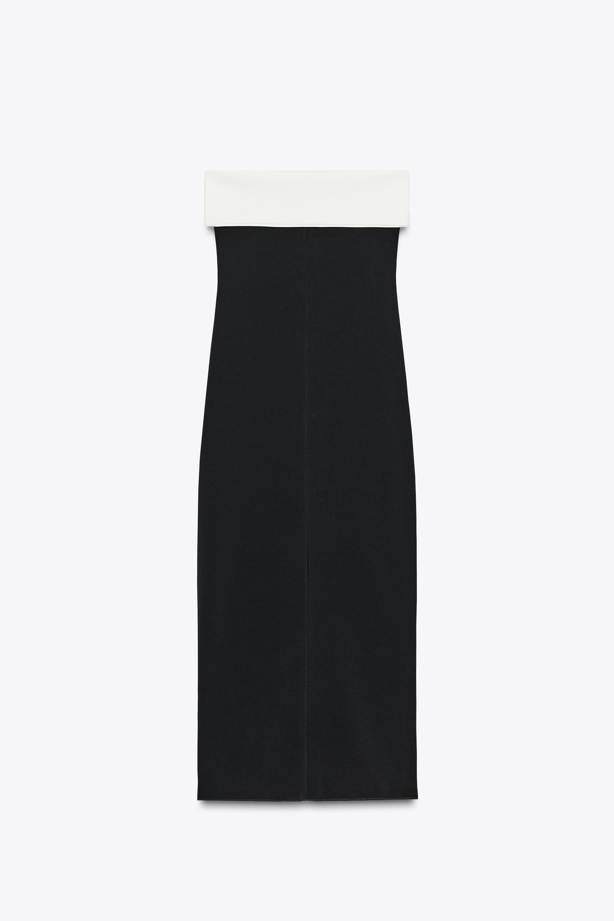 CONTOURING STRETCH BANDEAU DRESS