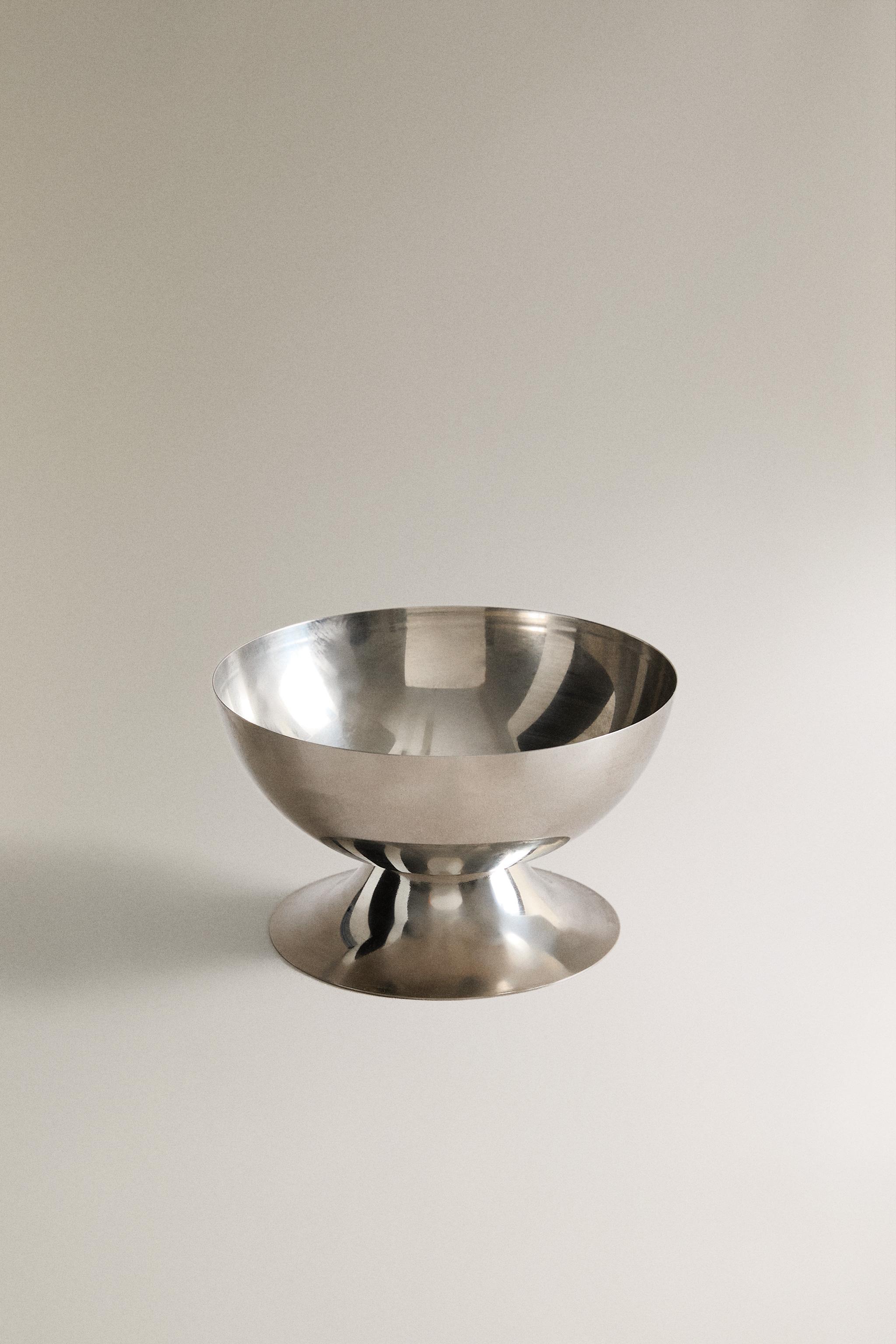 SHINY METAL ICE-CREAM CUP