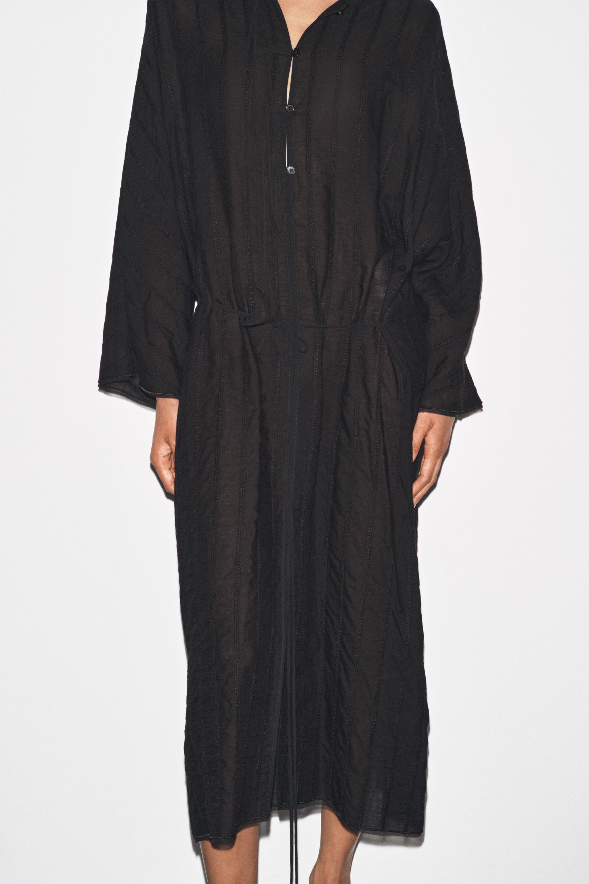 ZW COLLECTION MIDI FROG FASTENER DRESS