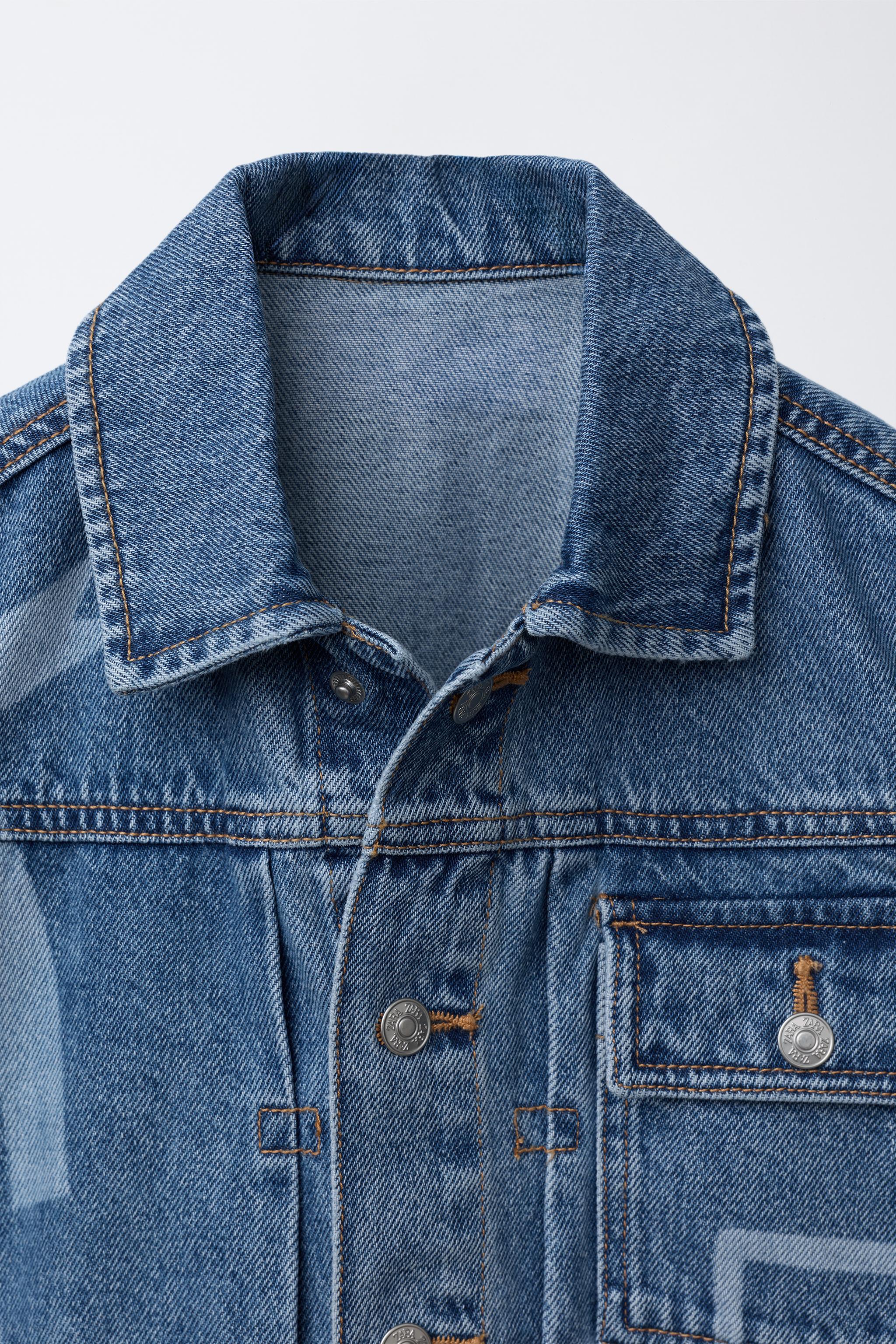 PRINTED DENIM JACKET