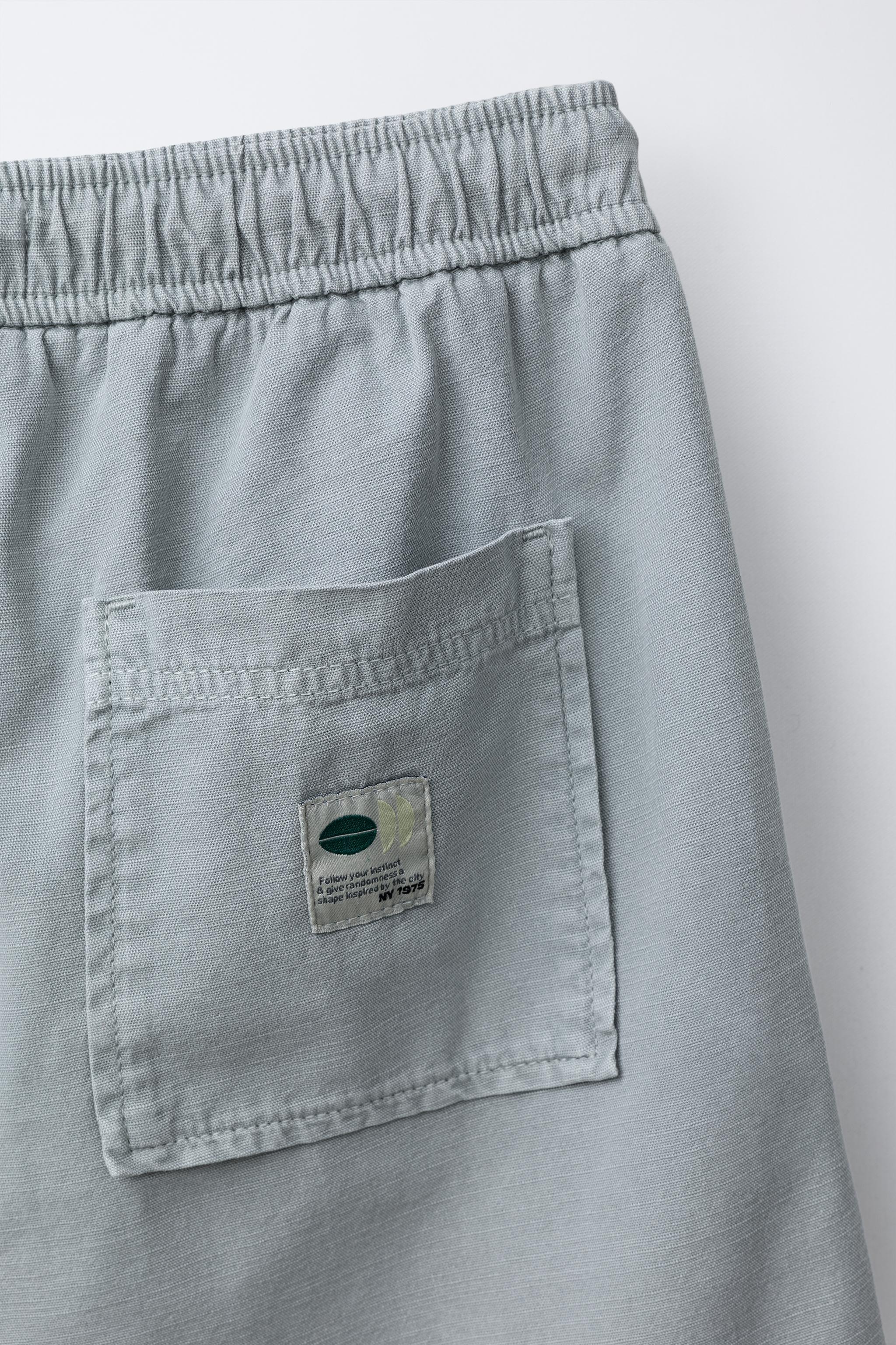 COTTON LABEL SHORTS
