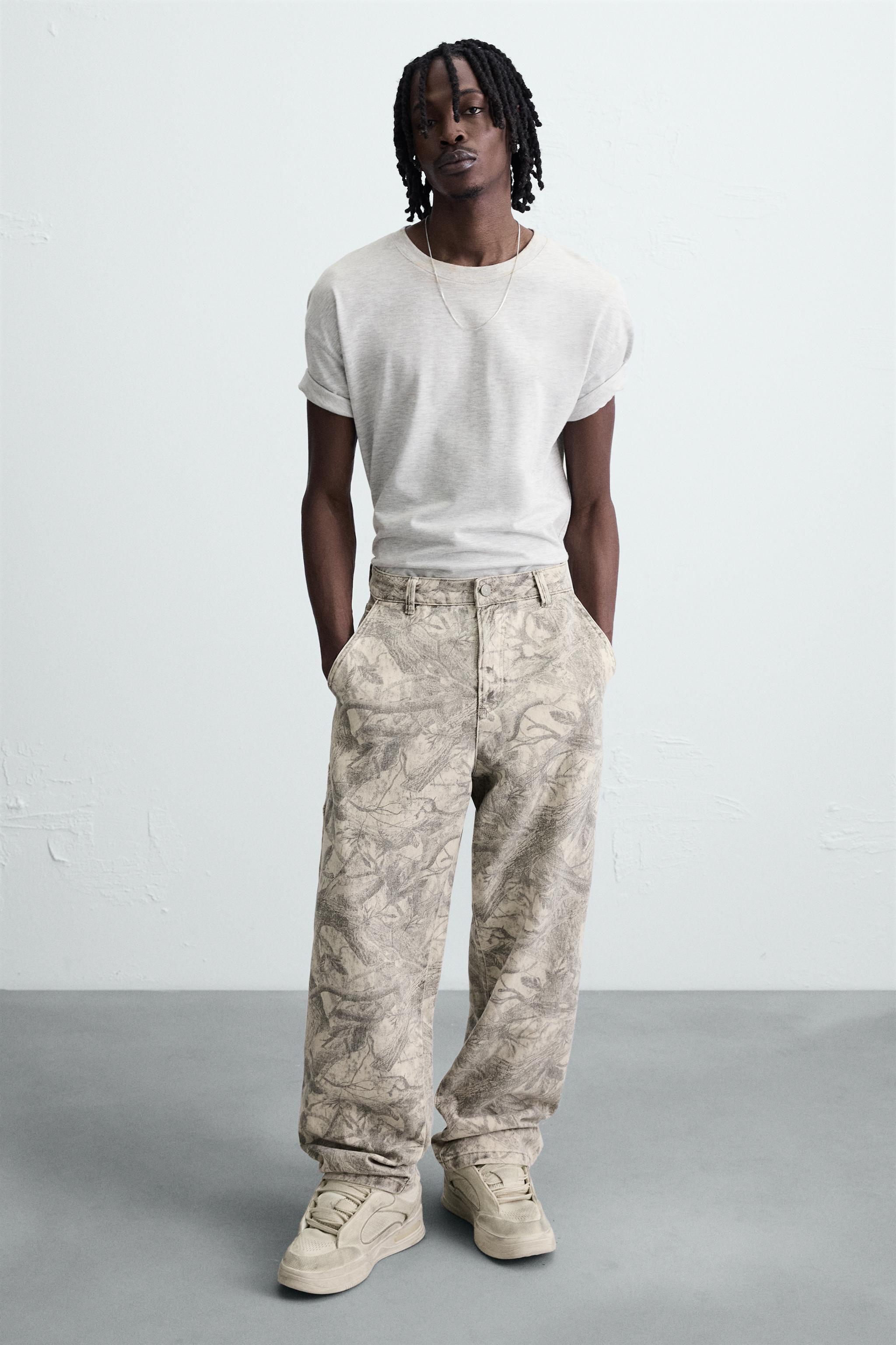 DISTRESSED THICK-SOLED SNEAKERS