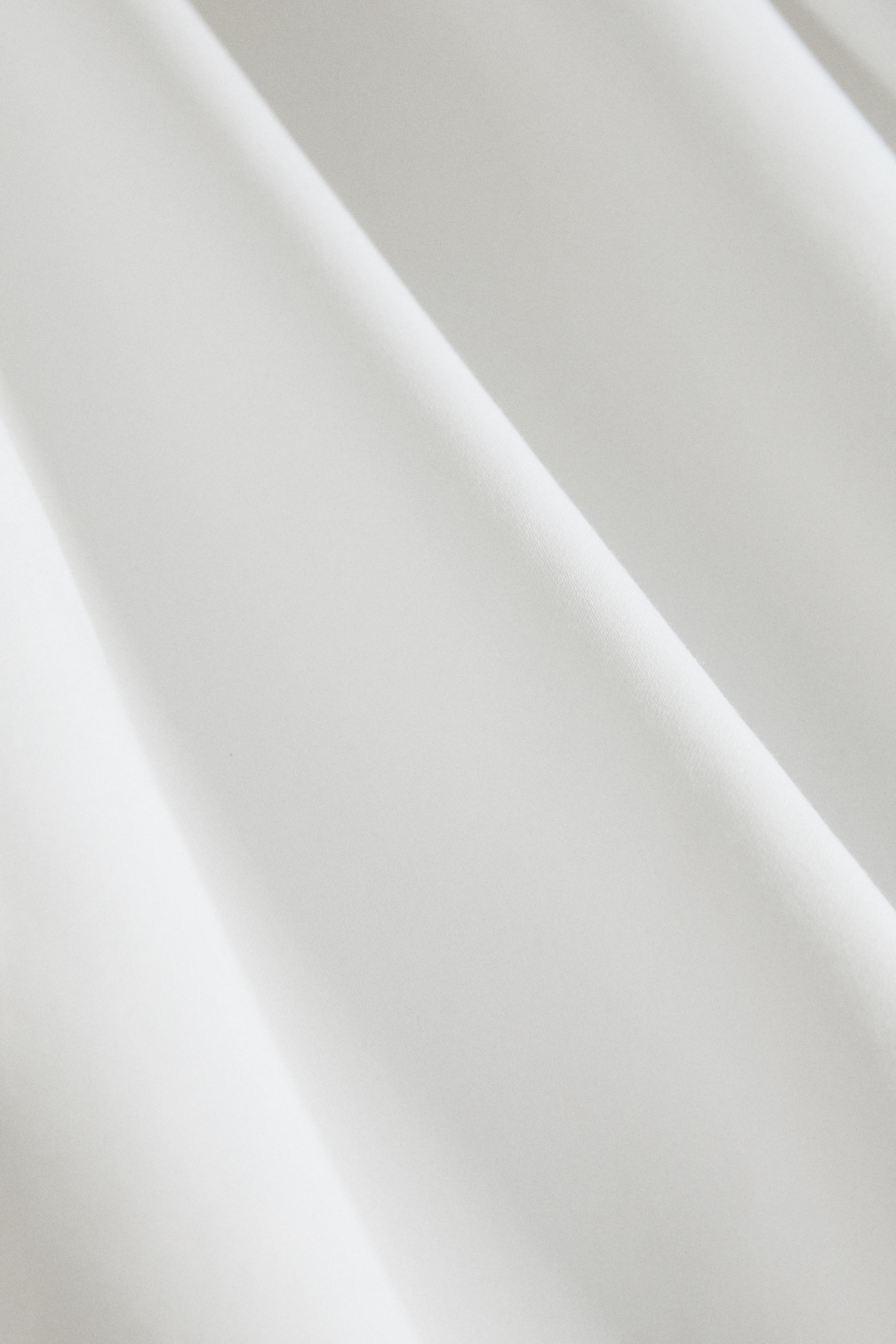 HEMSTITCHED SATEEN DUVET COVER