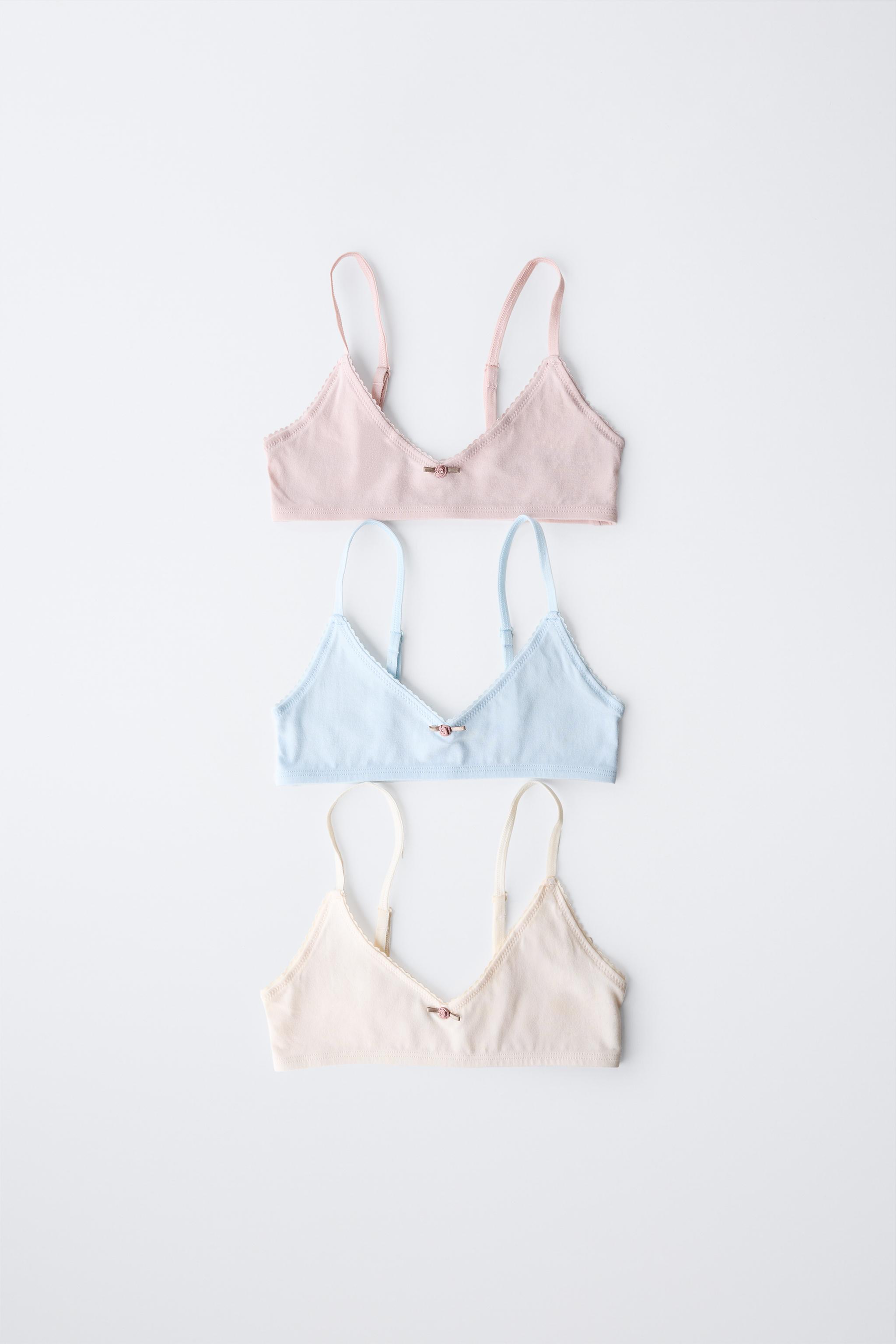 AGES 9-14/ THREE-PACK OF FLORAL TOPS