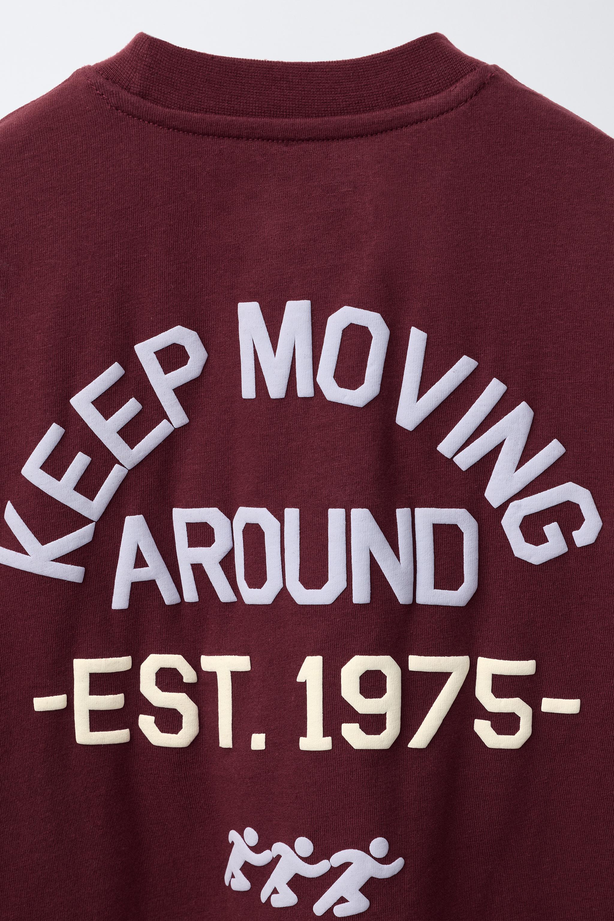 VARSITY RAISED TEXT T-SHIRT