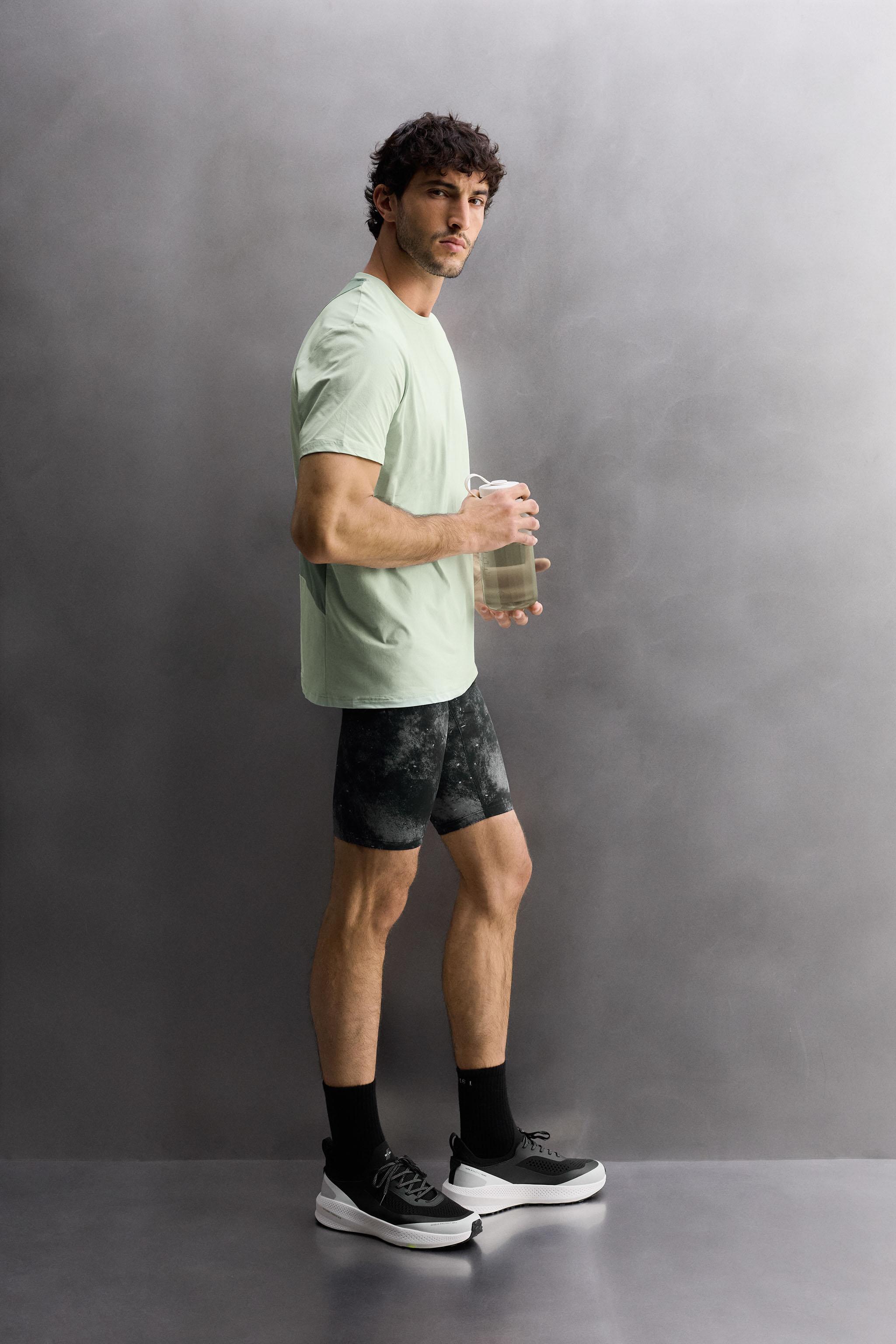 ABSTRACT PRINT RUNNING LEGGINGS