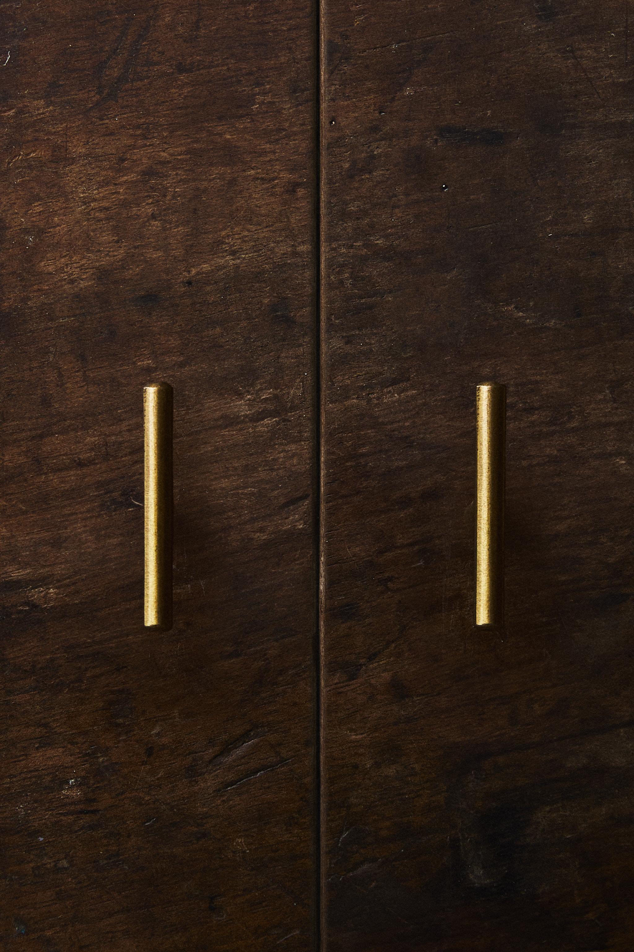 SET OF GOLD METALLIC KNOBS (SET OF 2)