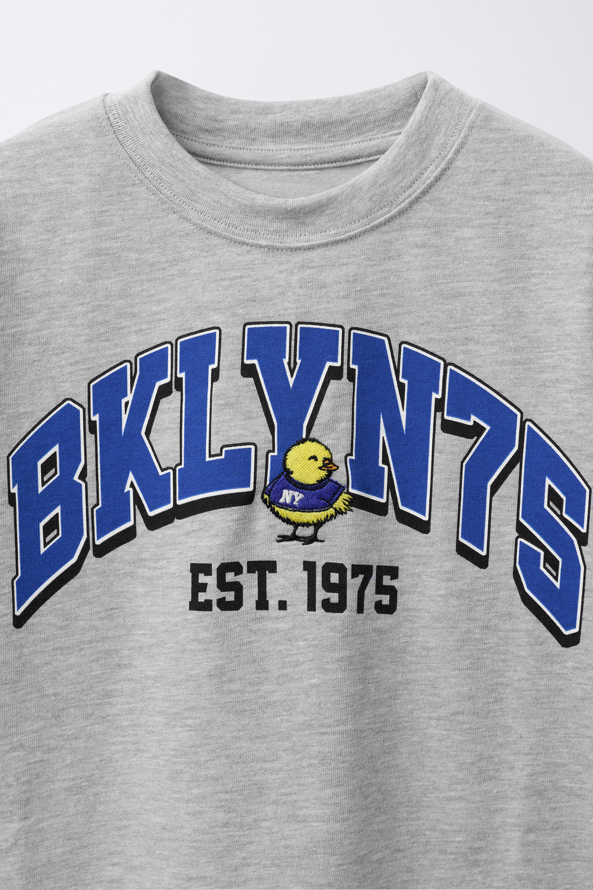 EMBROIDERED TEXT T-SHIRT