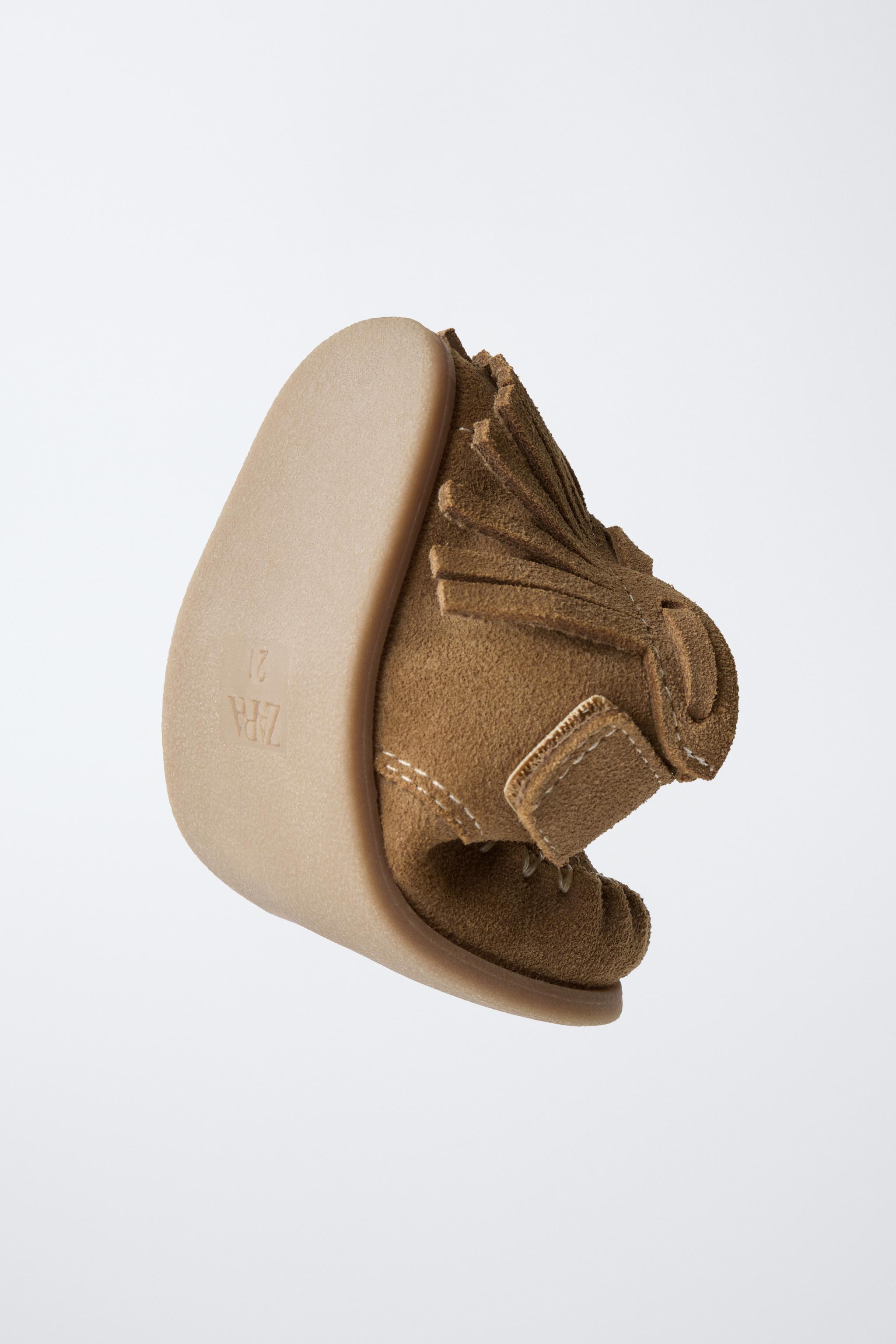 BAREFOOT LEATHER FRINGE BOOTS