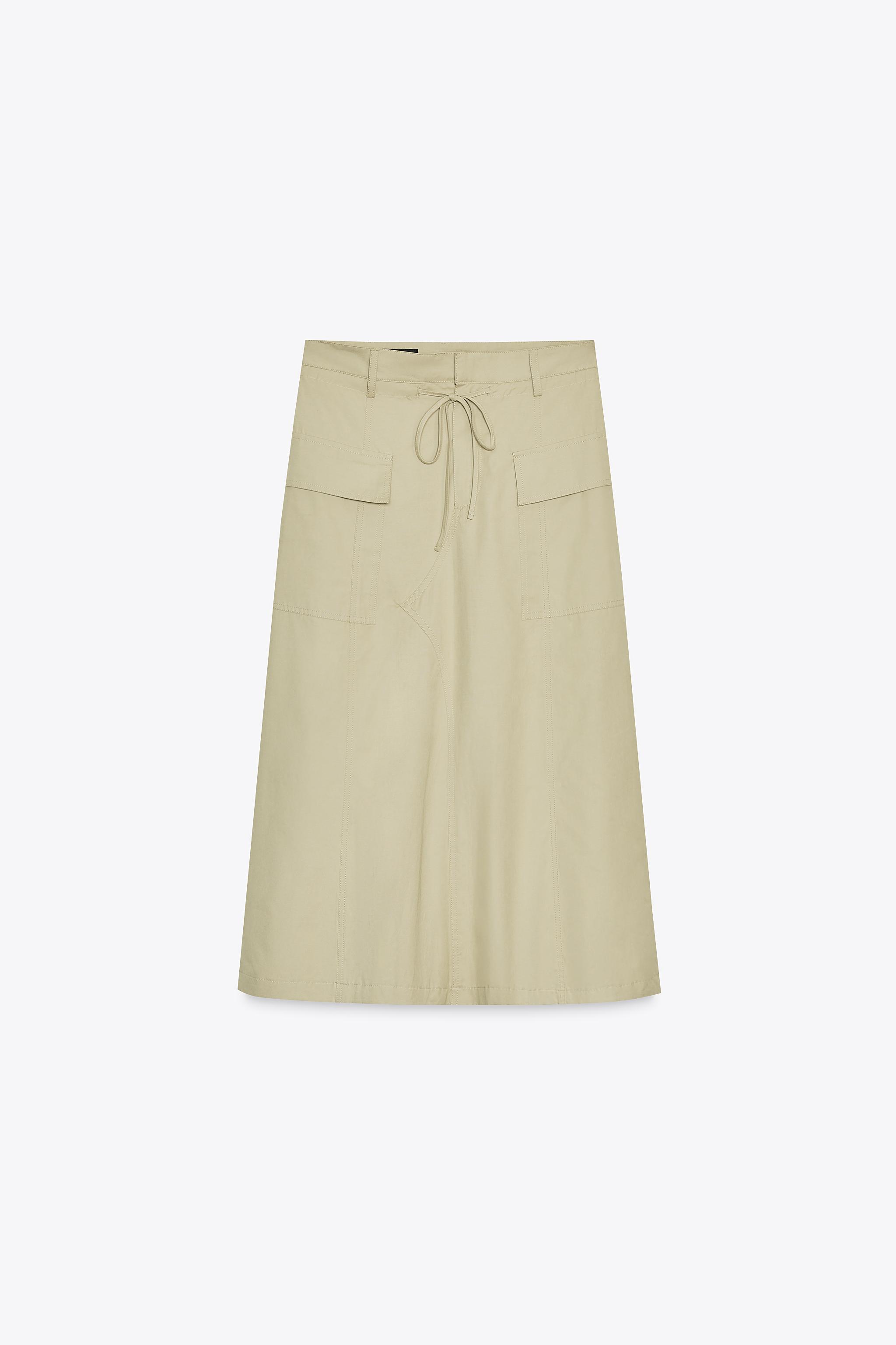 CARGO MIDI SKIRT