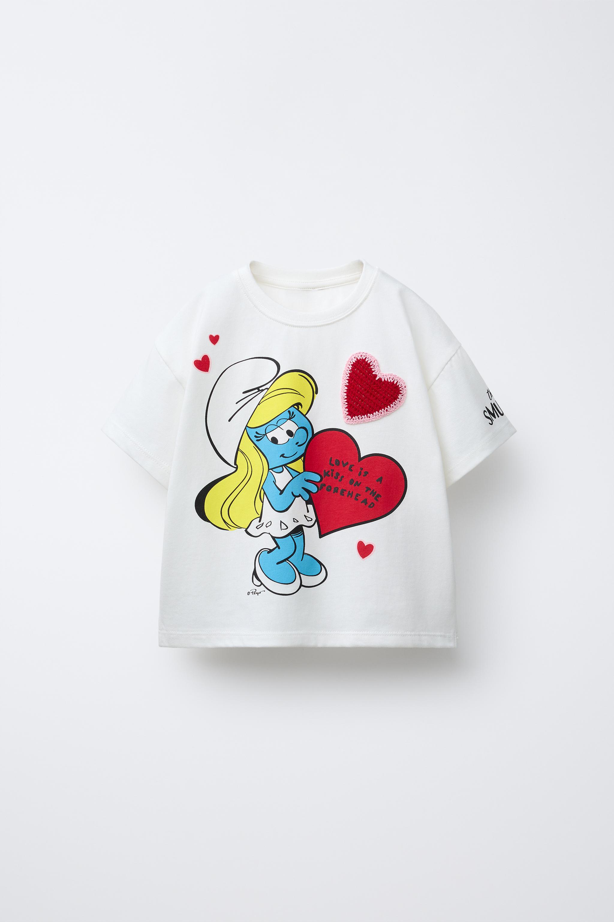 THE SMURFS ™ PRINTED T-SHIRT