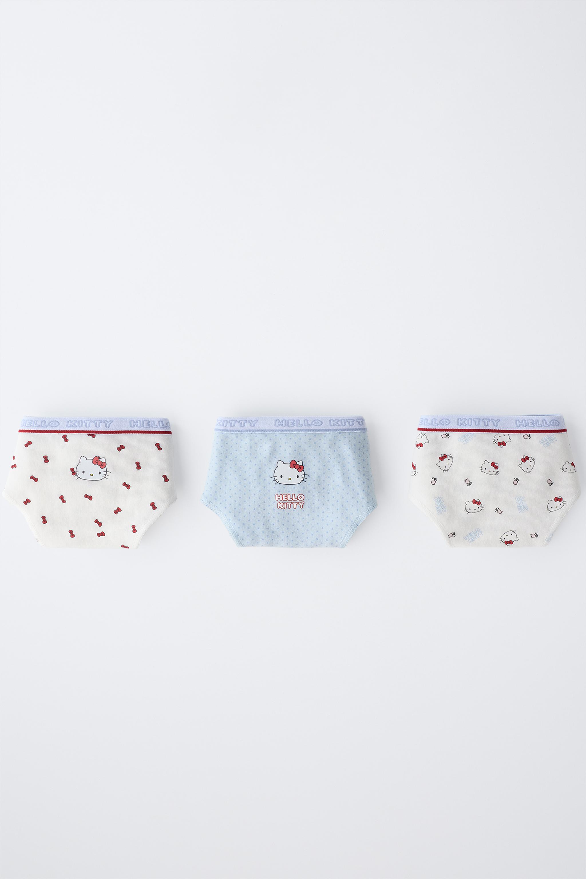 6-14 YEARS/ THREE-PACK OF HELLO KITTY © SANRIO UNDERWEAR