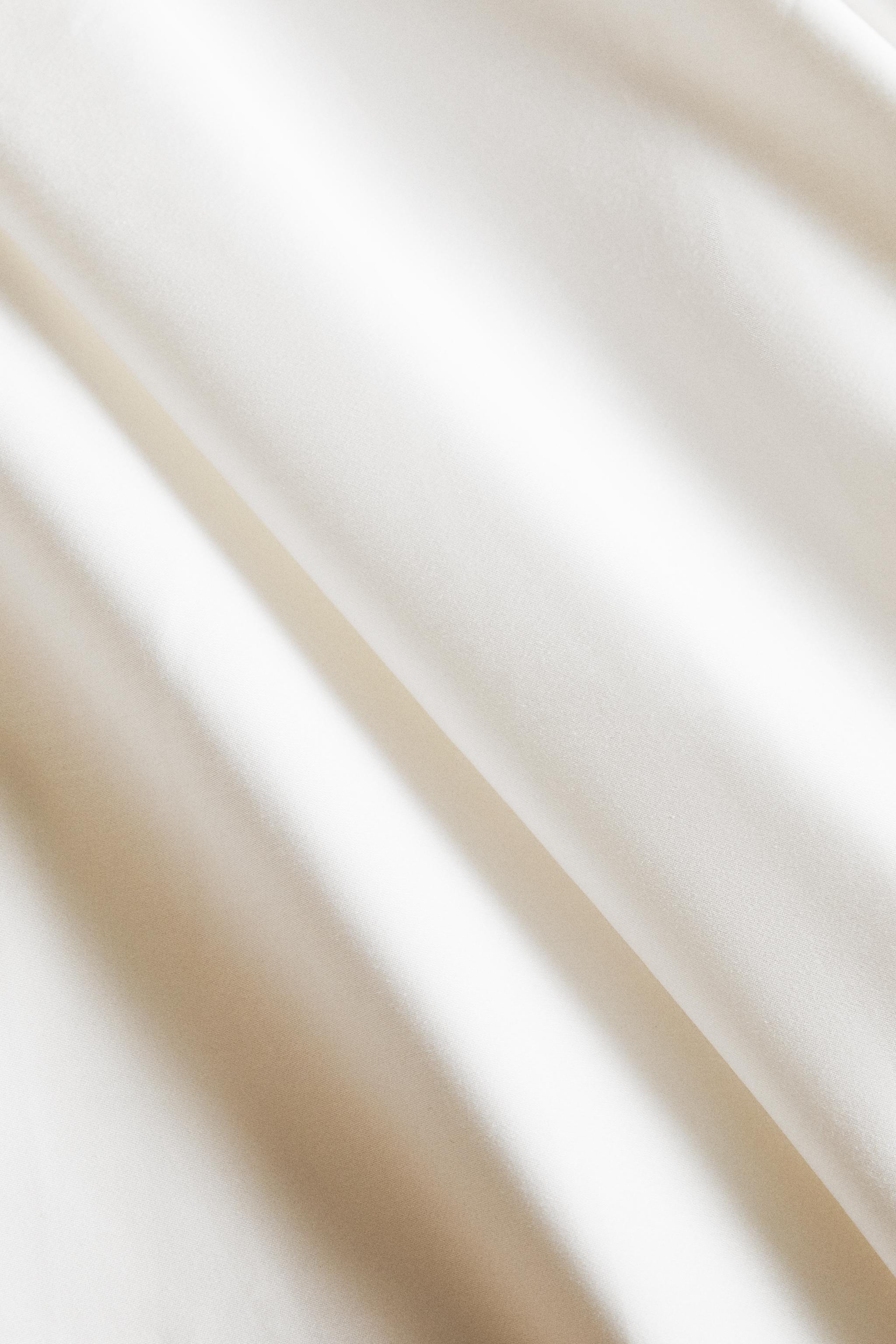 SATEEN DUVET COVER WITH TRIM