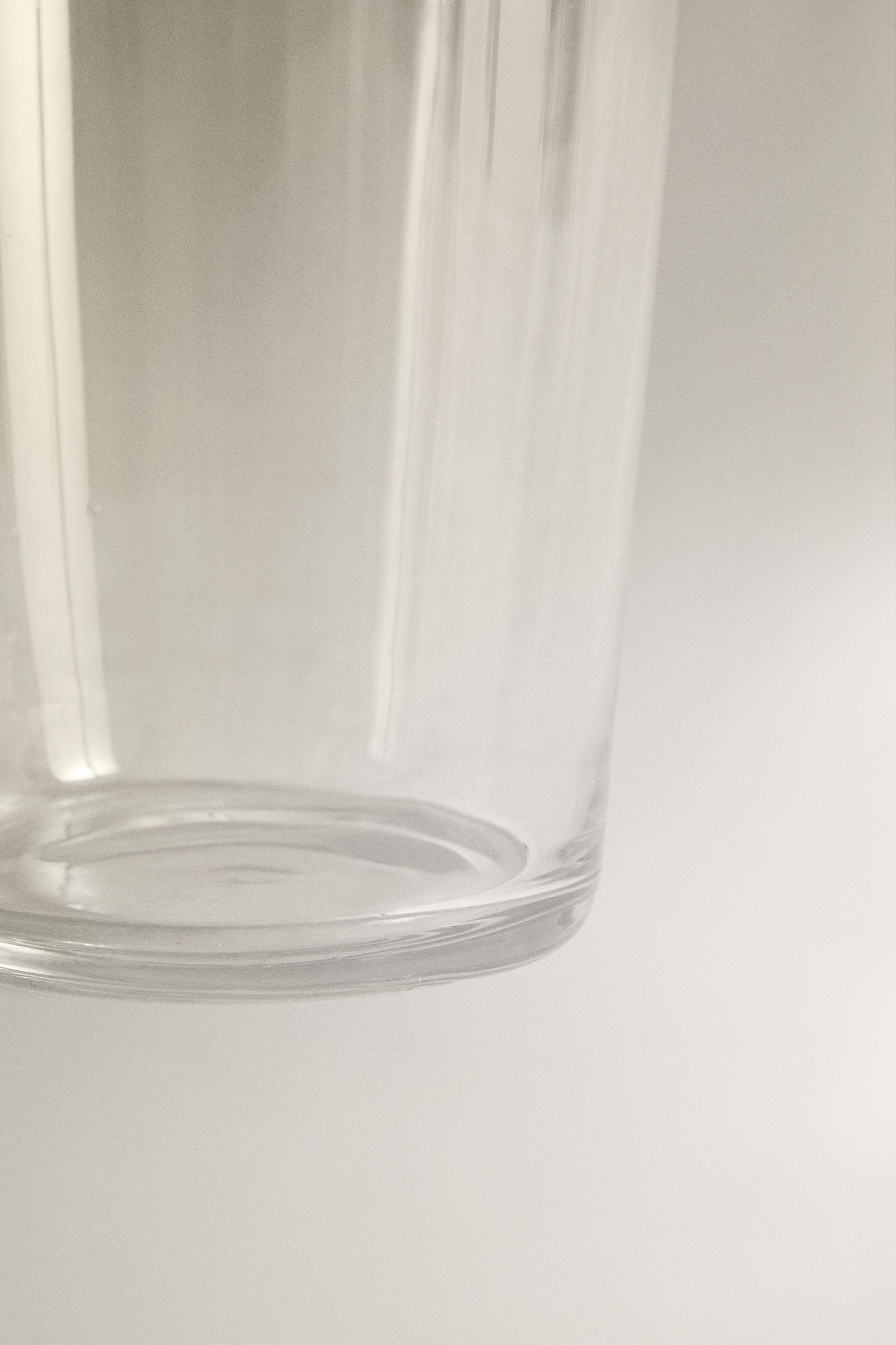 SET OF TALL GLASS TUMBLERS (SET OF 4)