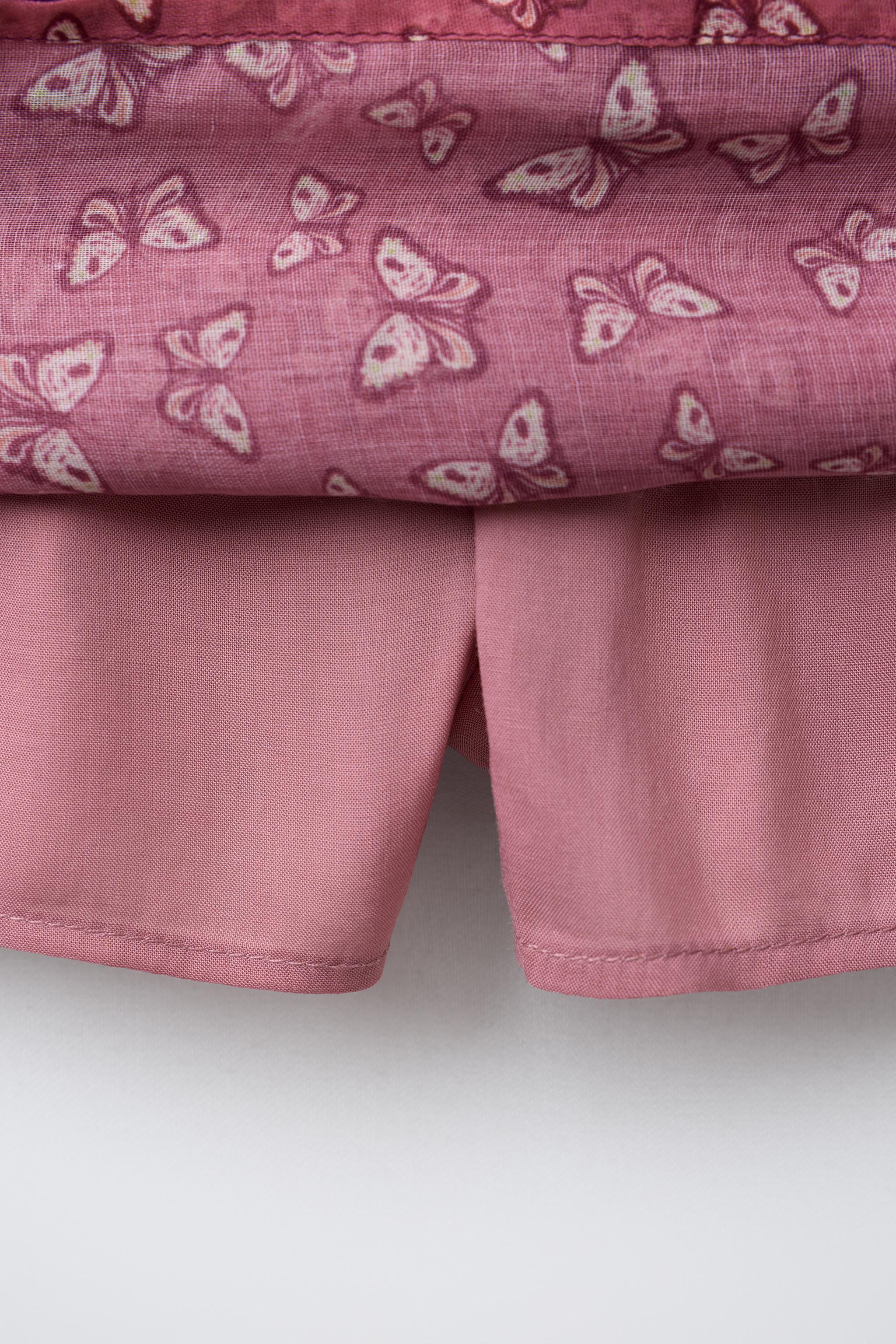 BUTTERFLY PRINT SKORT