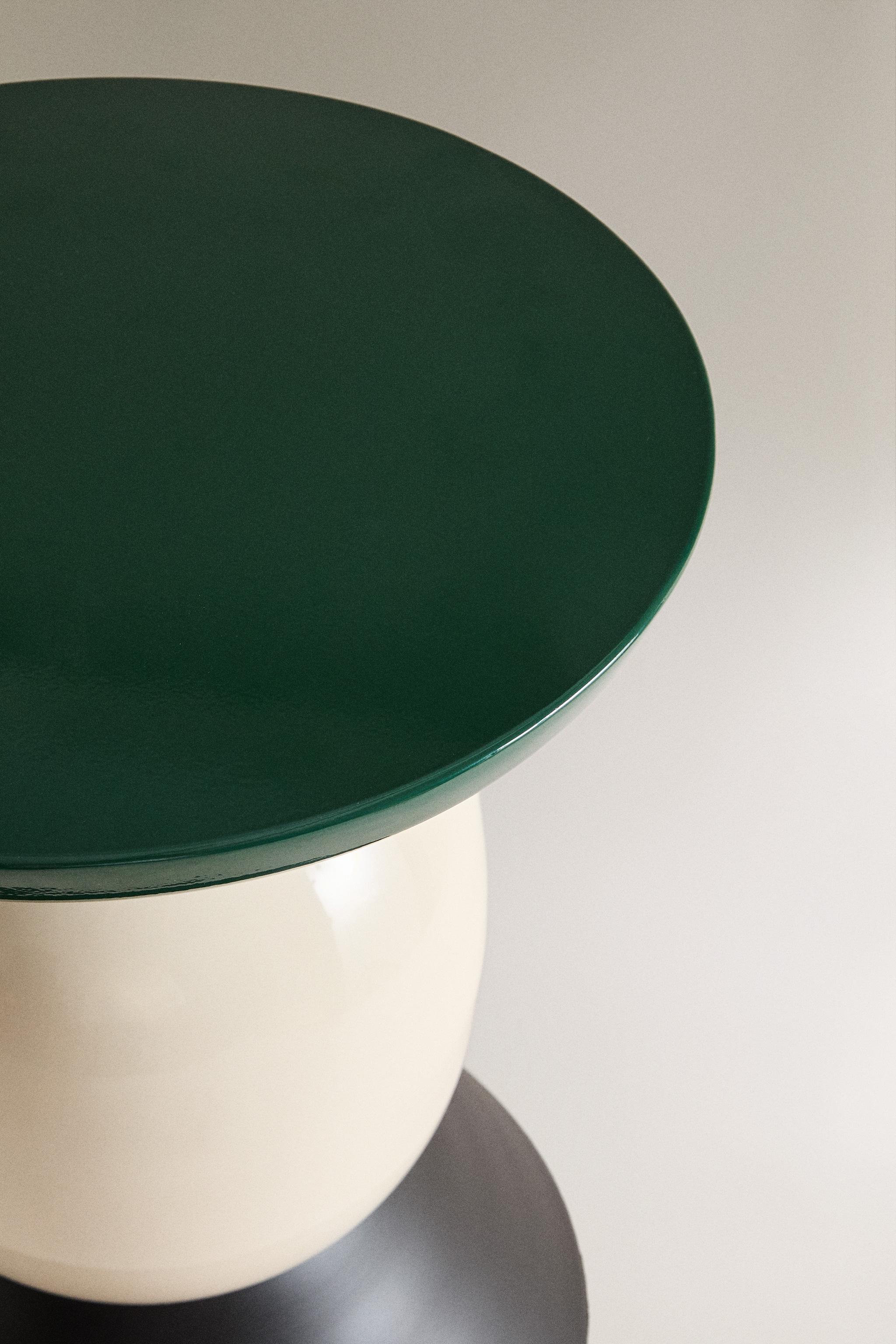 SHINY MATTE SIDE TABLE X COLLAGERIE