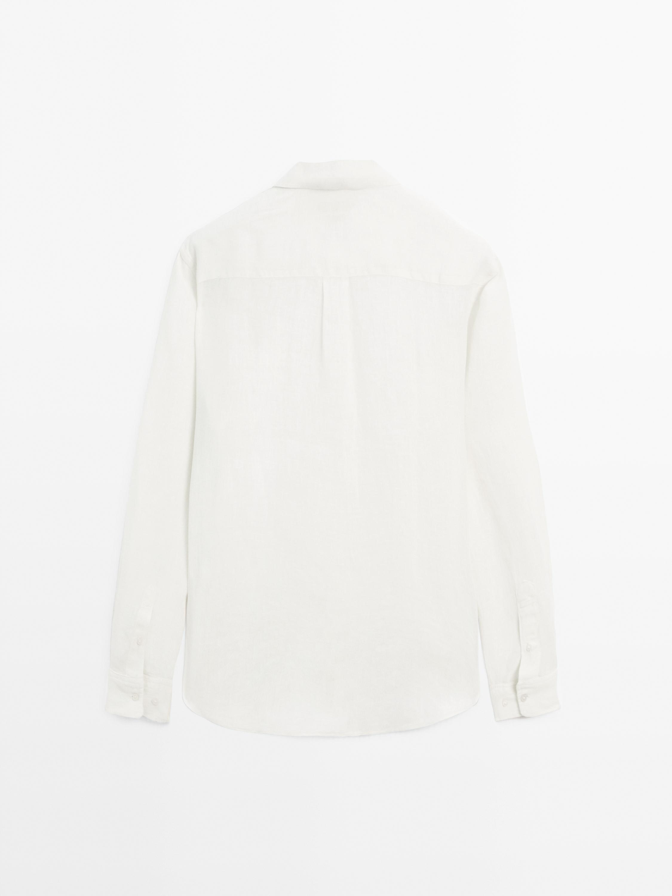 100% linen regular fit shirt