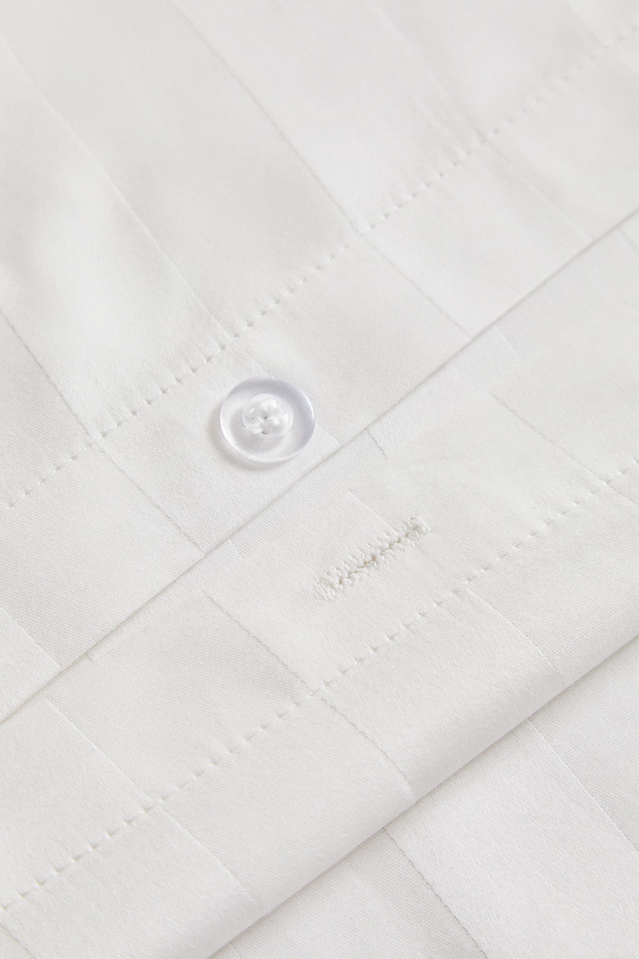 SATEEN STRIPED DUVET COVER (500 THREAD COUNT)