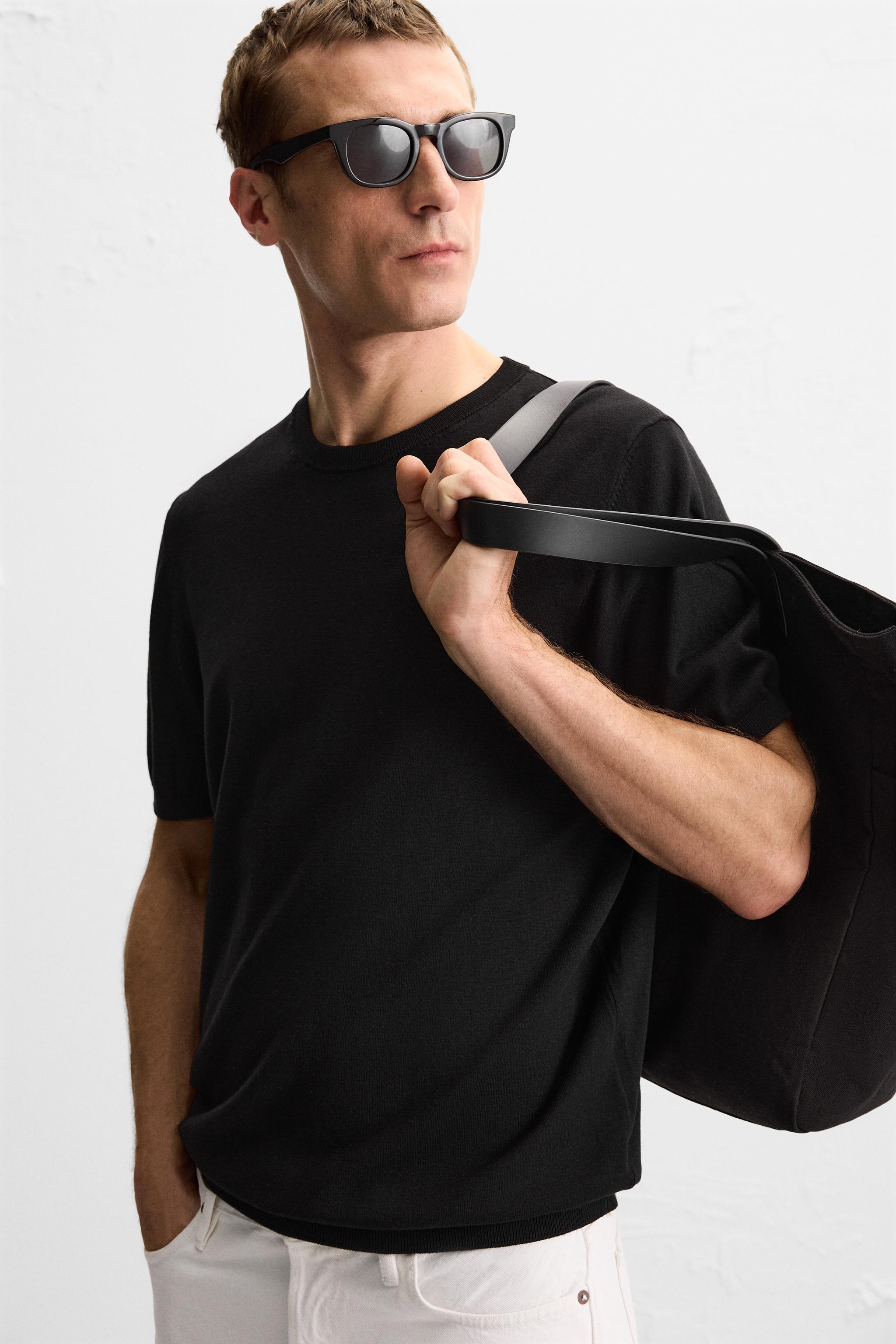 KNIT REGULAR FIT T-SHIRT