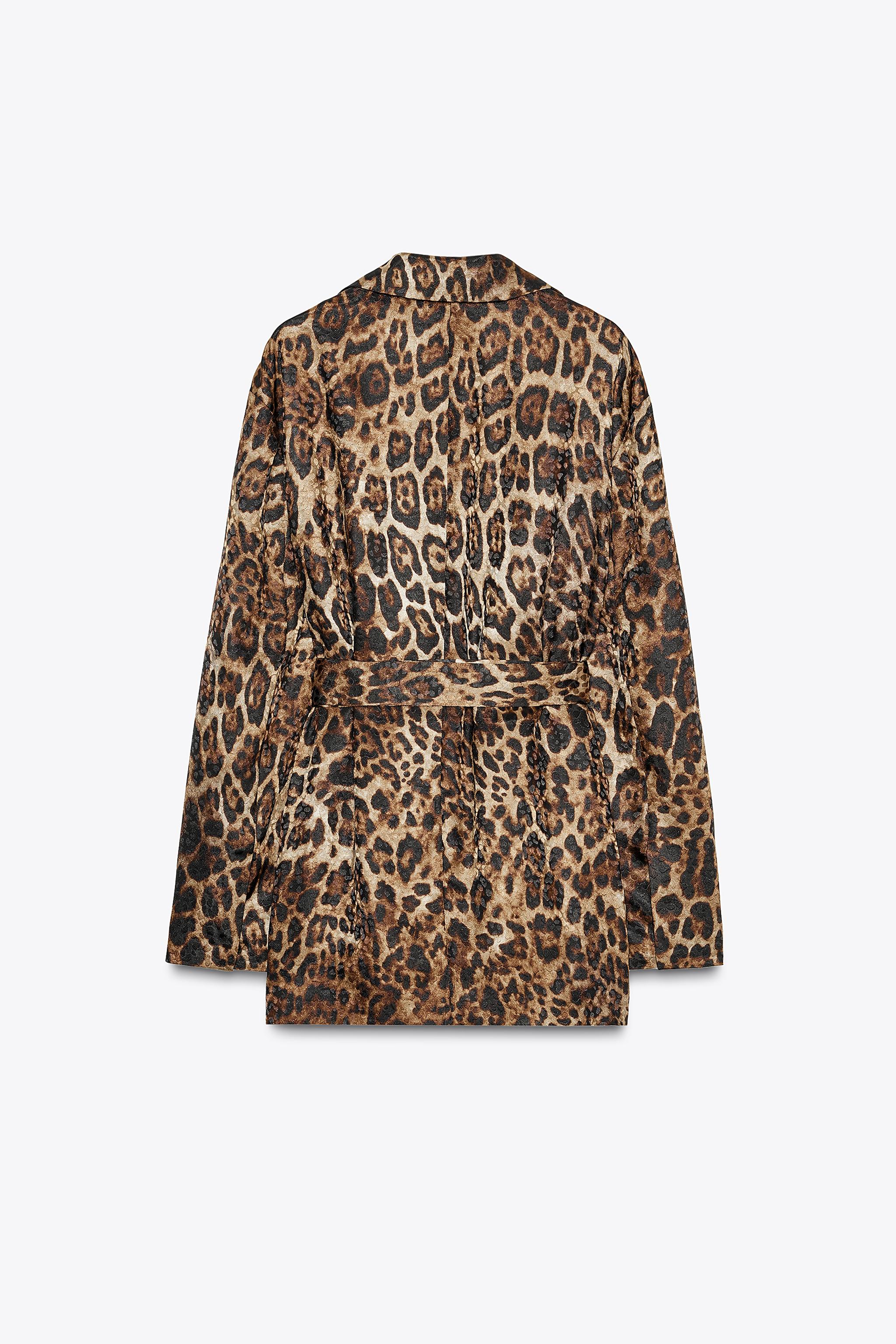ZW COLLECTION ANIMAL PRINT JACQUARD BLAZER