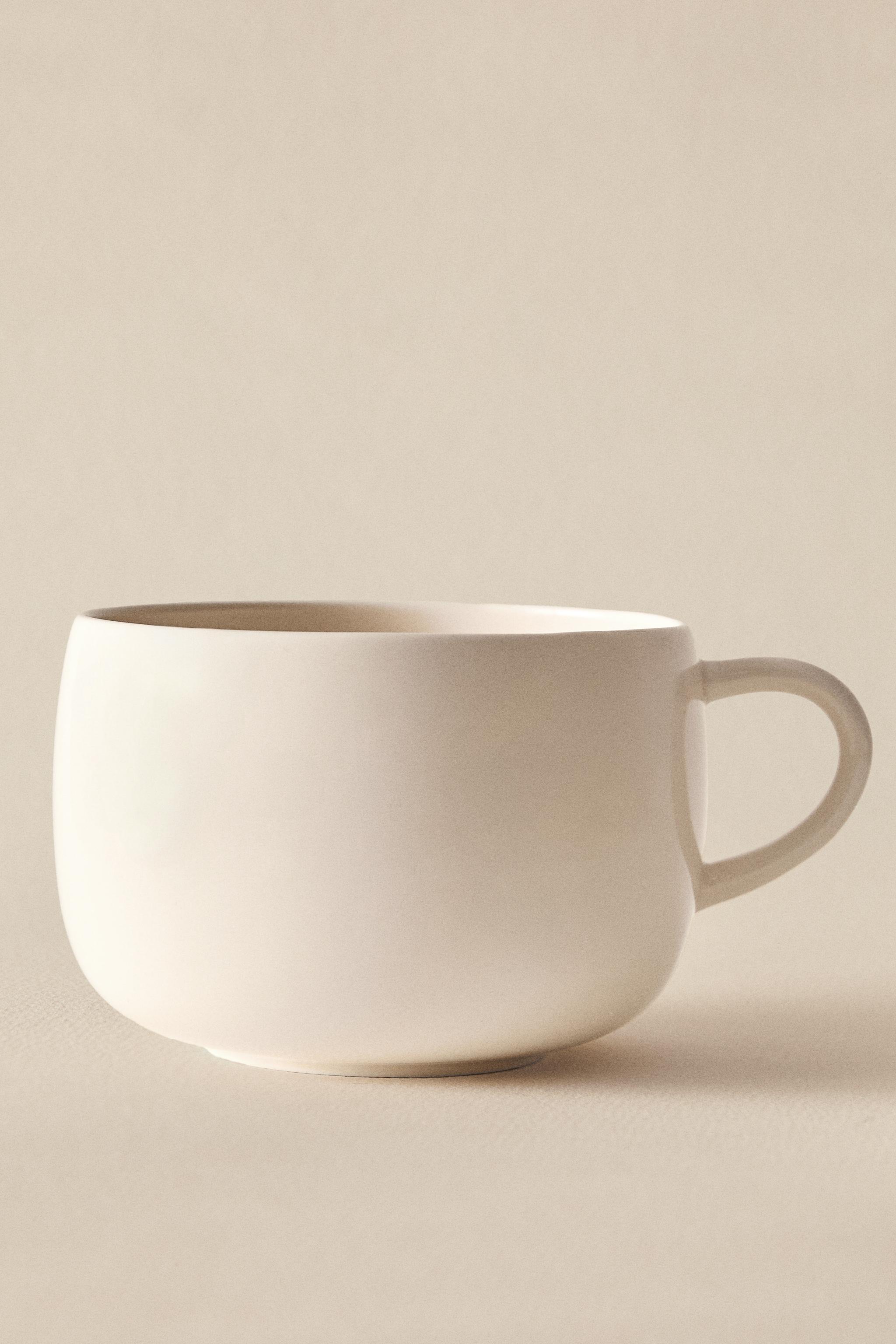 PLAIN STONEWARE DEEP MUG