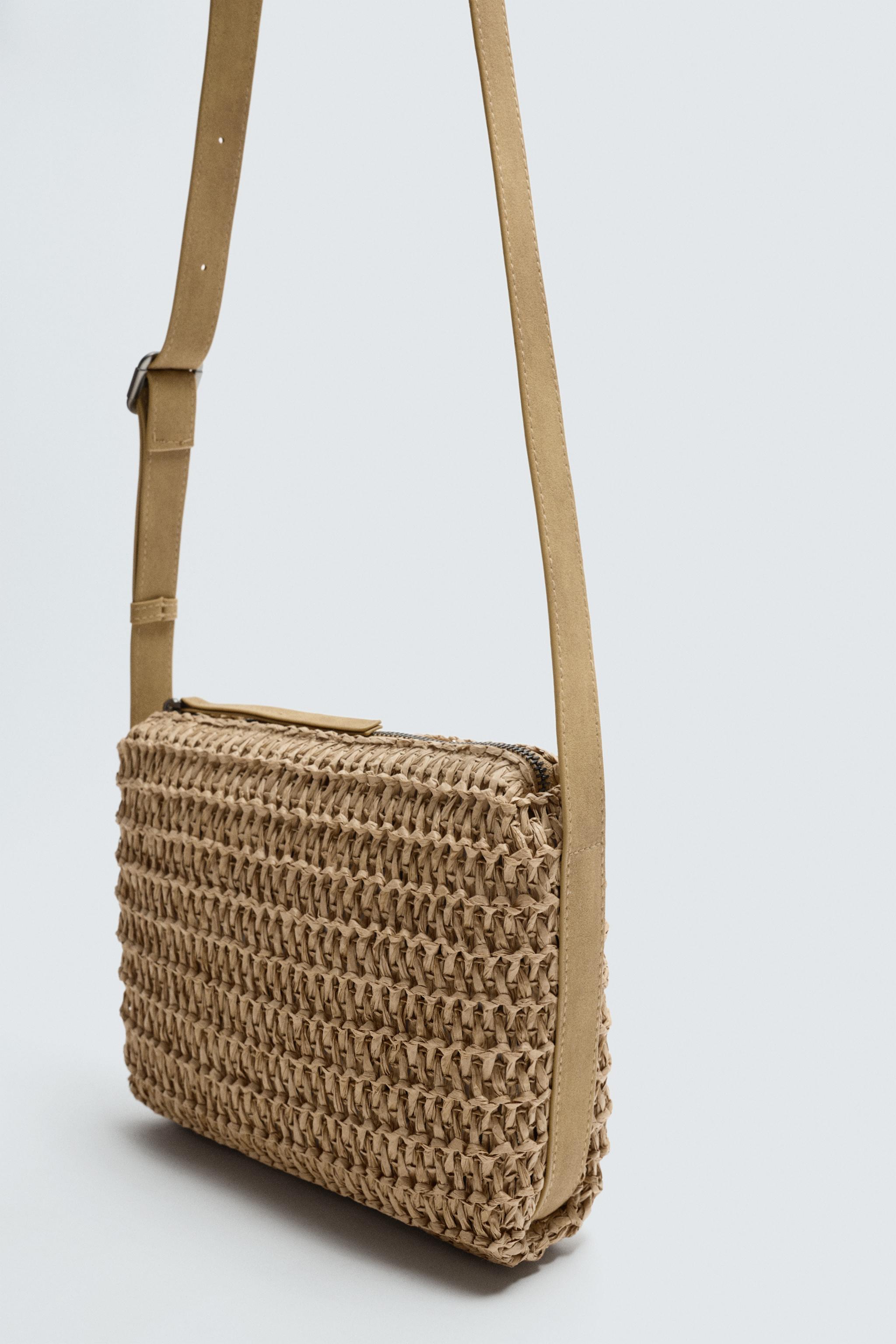 WOVEN CROSSBODY BAG