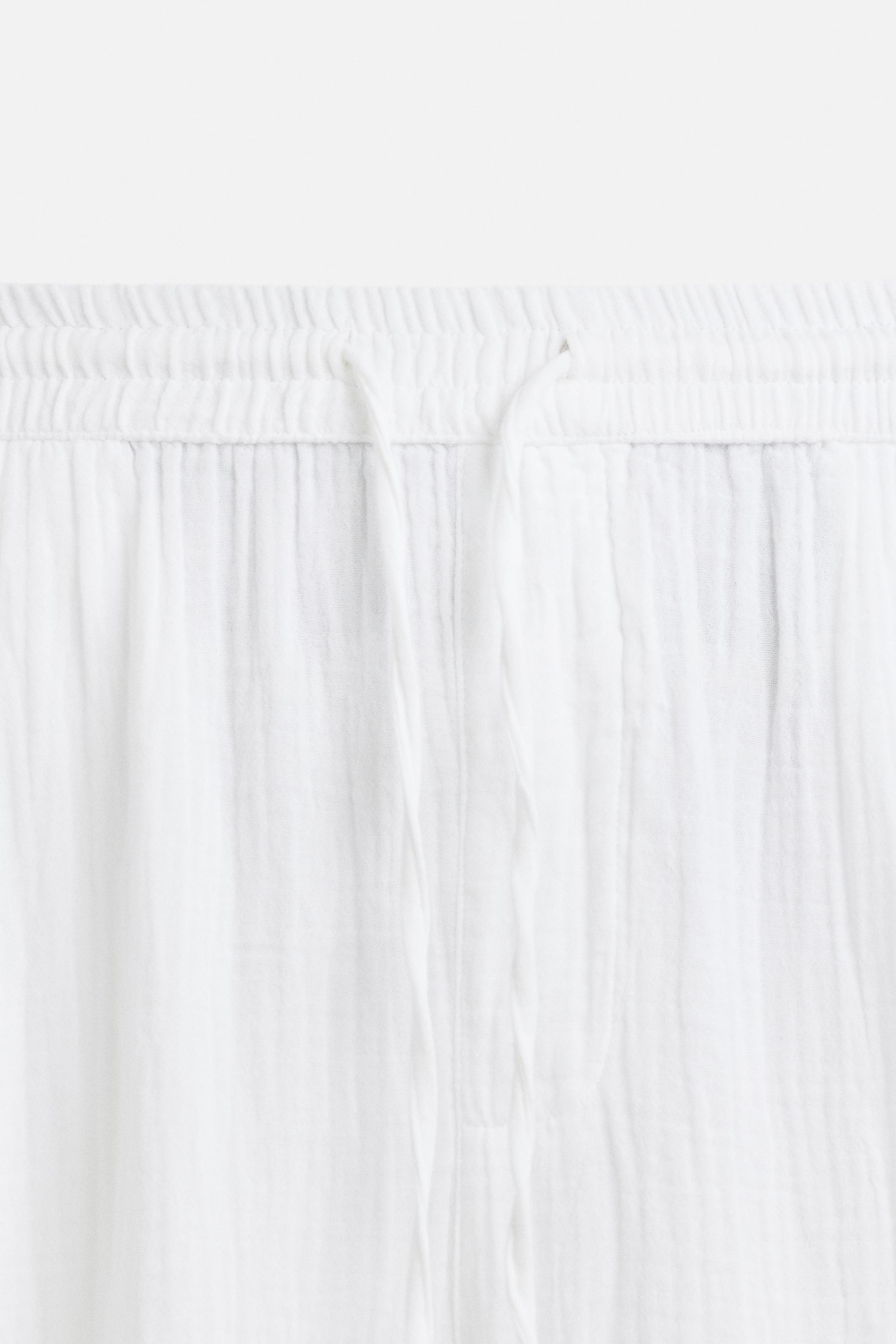 CRINKLED EFFECT PANTS