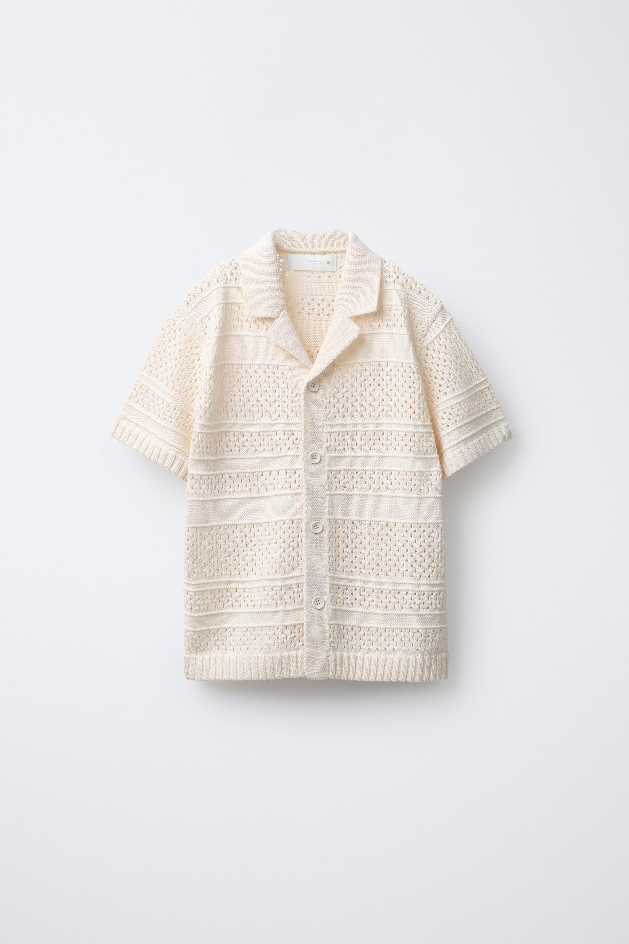 CROCHET KNIT SHIRT