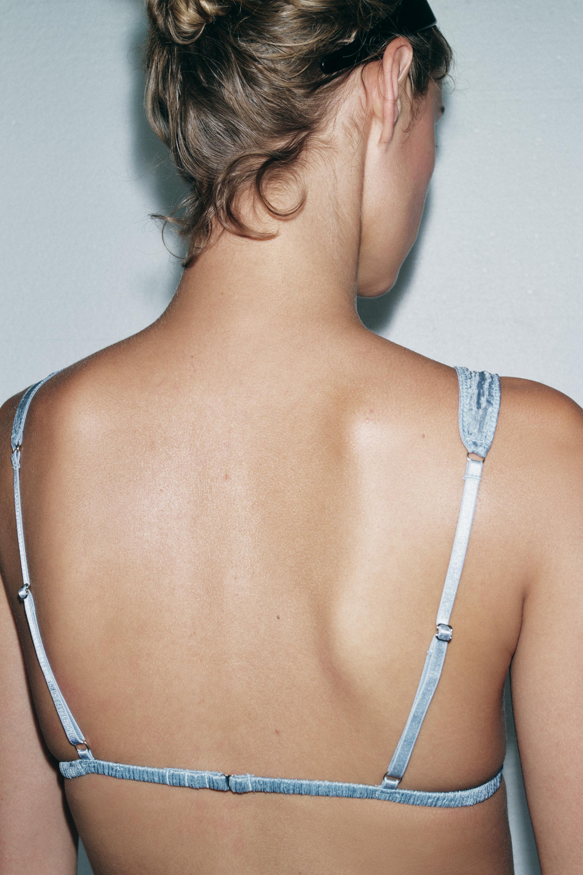 LIMITED EDITION 100% SILK CRINKLE EFFECT BRALETTE