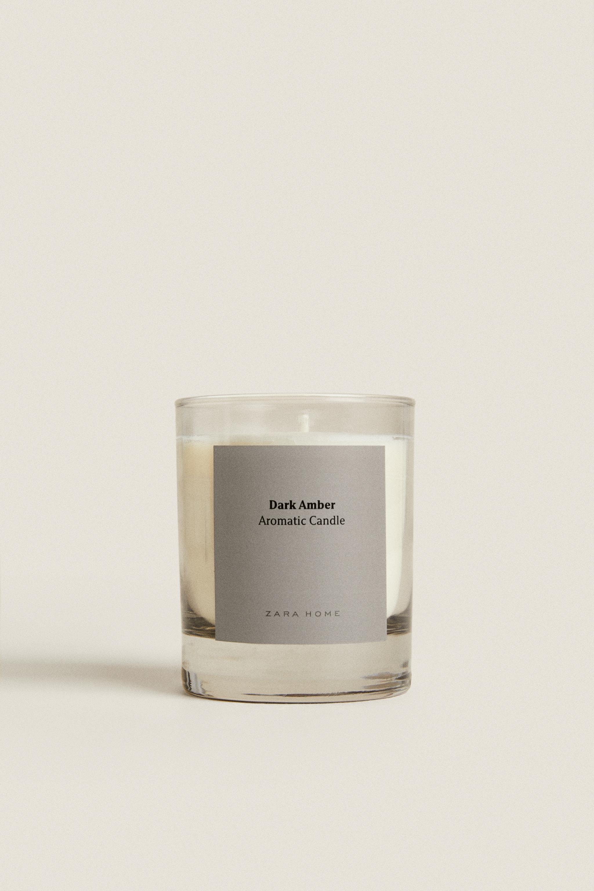 (200 G) DARK AMBER SCENTED CANDLE